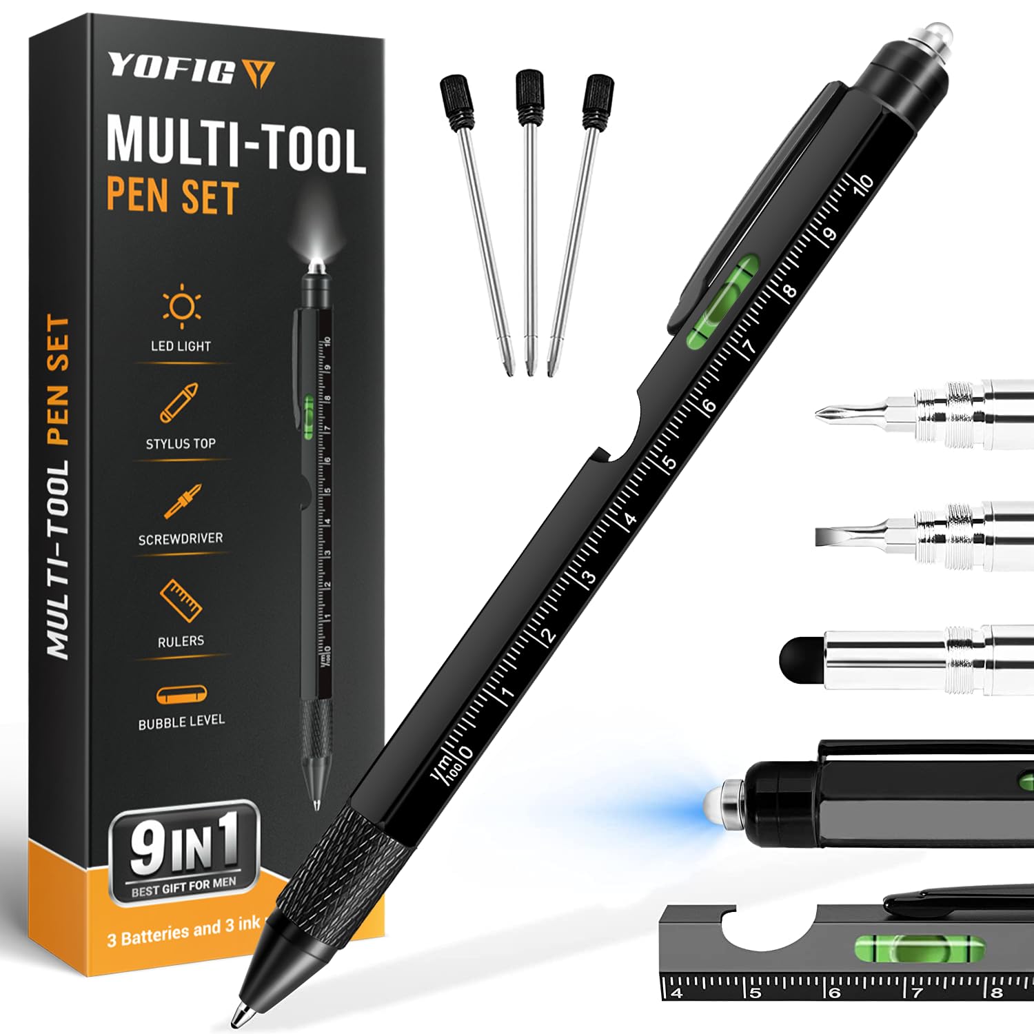 Yofig Penna Multifunzione 9 IN 1