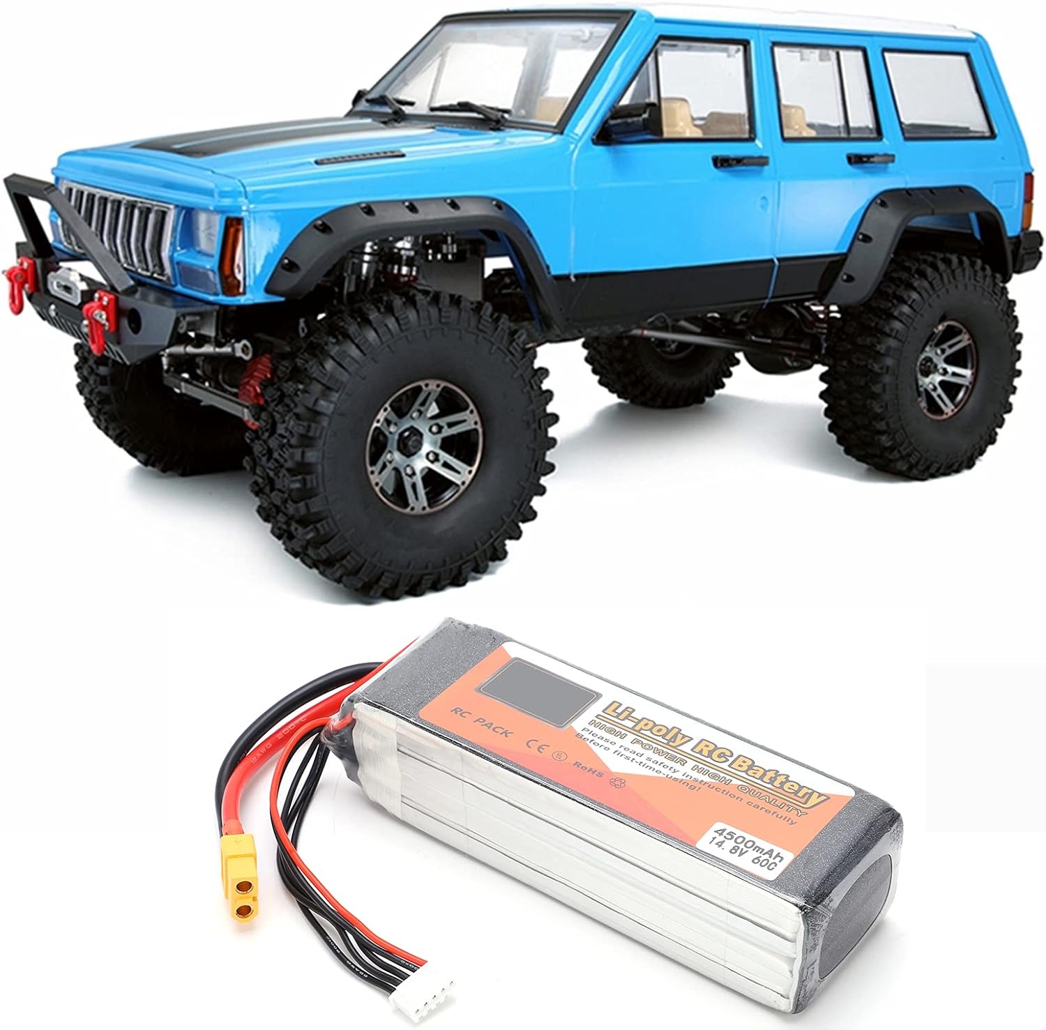 Batteria RC Lipo 14.8V 4500mAh 4S 60C - immagine 4