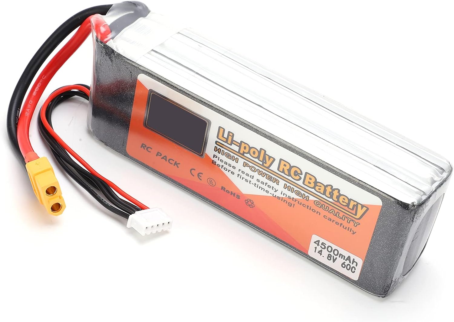 Batteria RC Lipo 14.8V 4500mAh 4S 60C - immagine 7