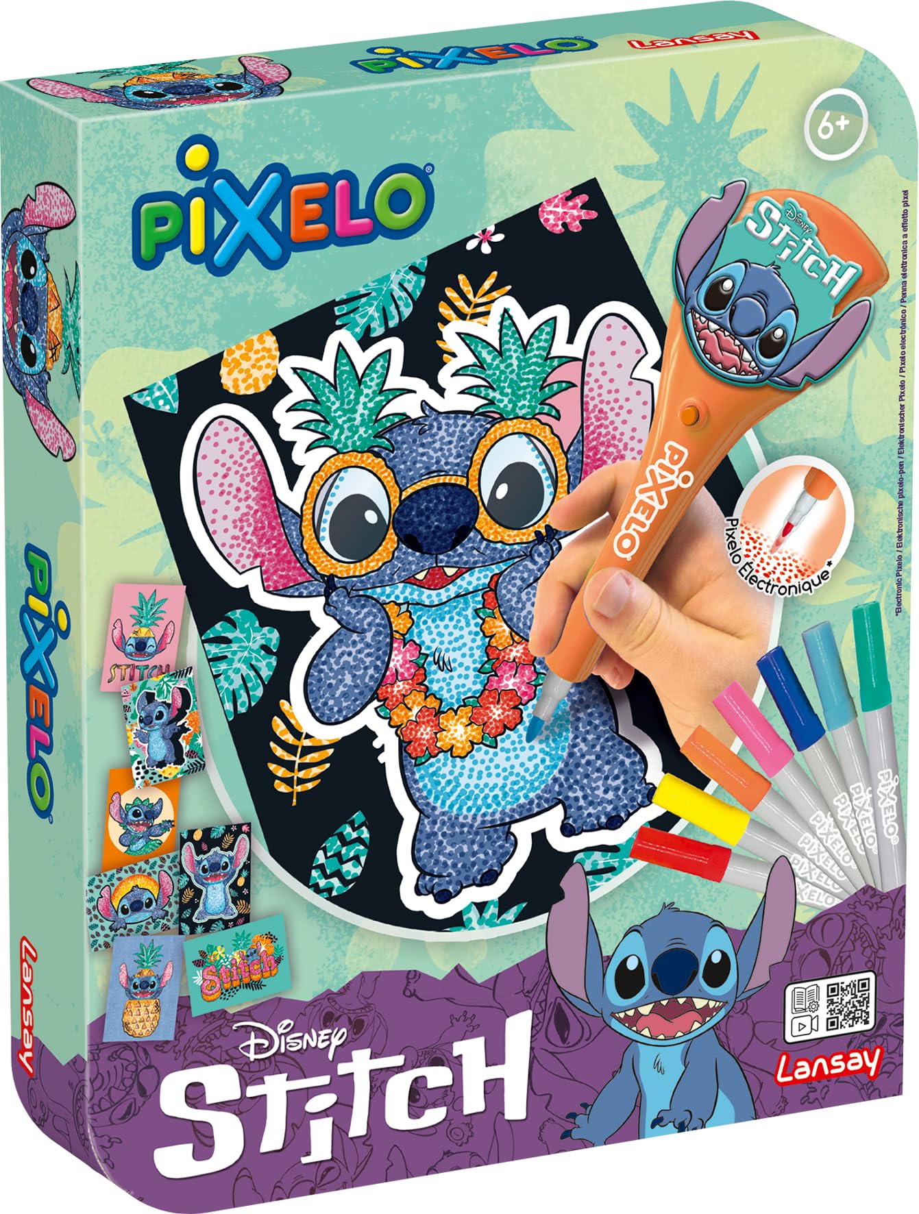 Lansay PIXELO Set Disney: Stitch - Disegni Colorati