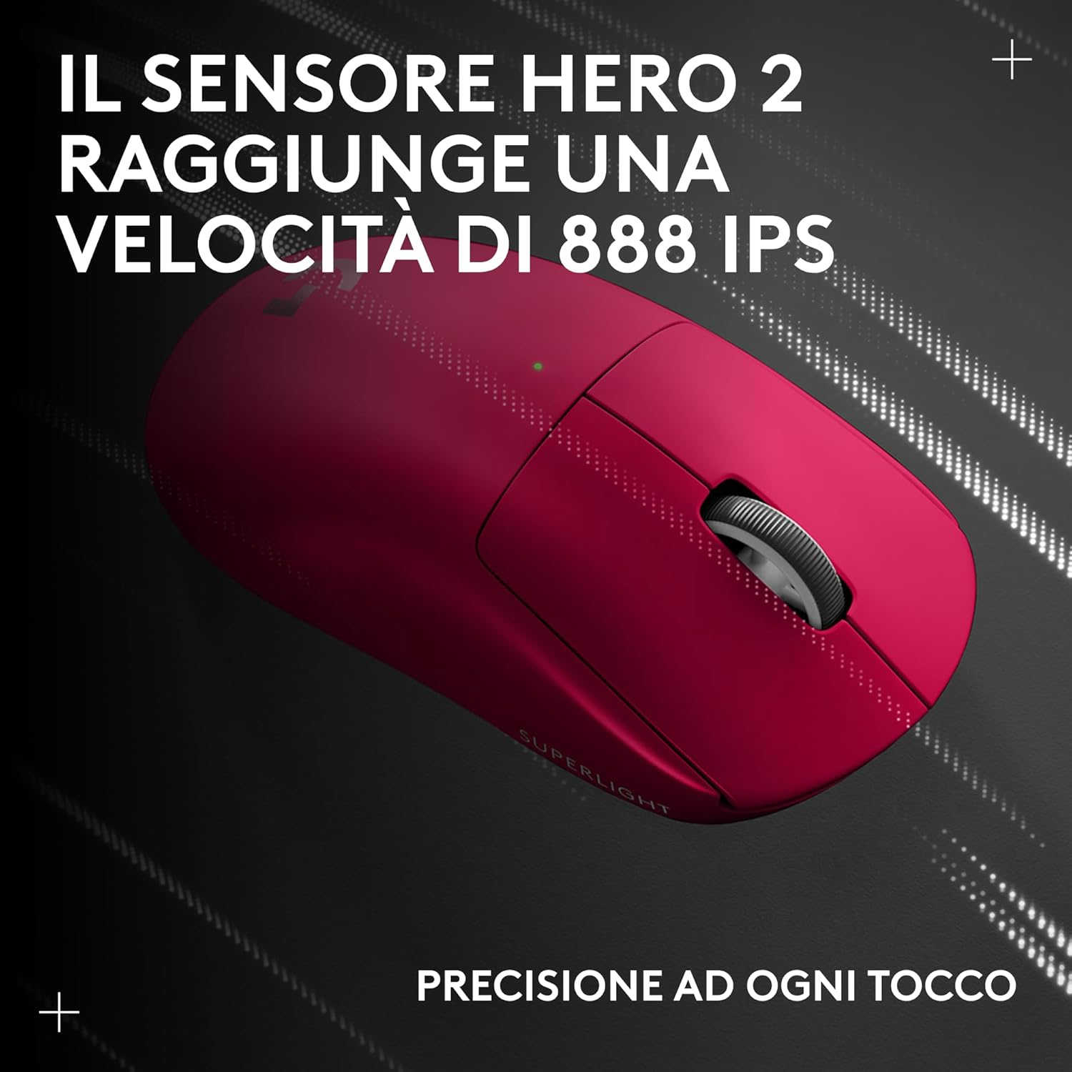 Logitech G PRO X SUPERLIGHT 2c - Mouse Gaming Wireless, Rosa - immagine 12