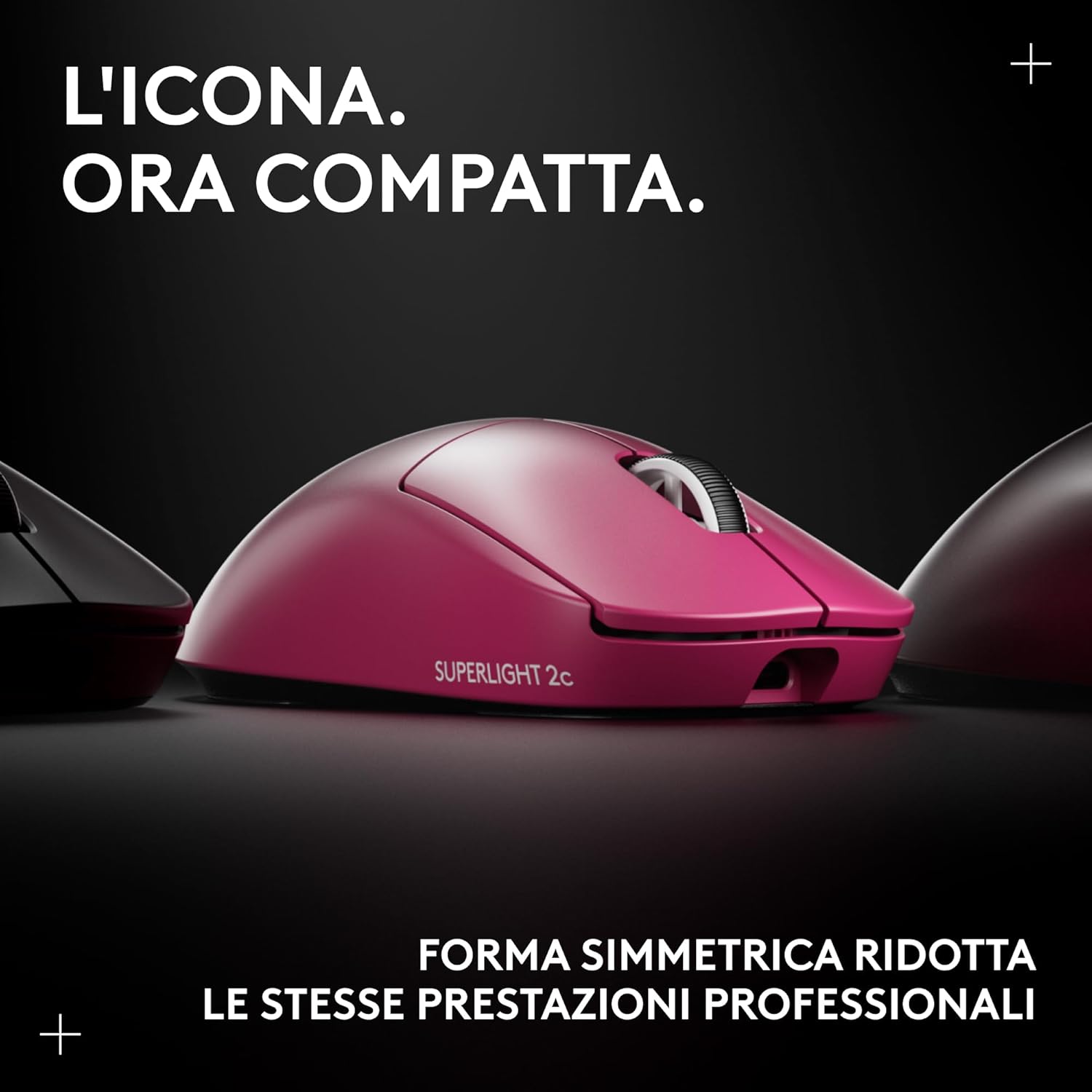 Logitech G PRO X SUPERLIGHT 2c - Mouse Gaming Wireless, Rosa - immagine 2