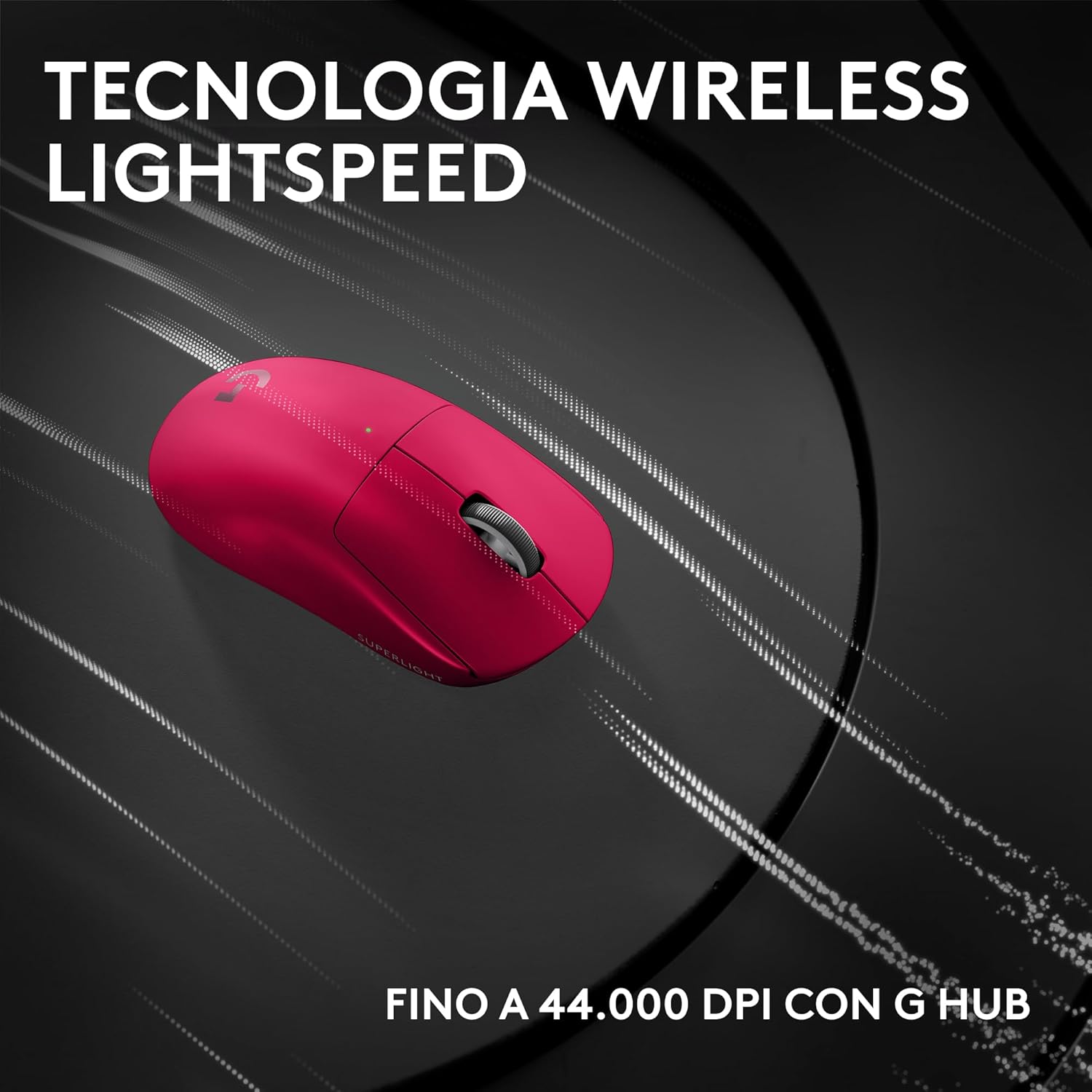 Logitech G PRO X SUPERLIGHT 2c - Mouse Gaming Wireless, Rosa - immagine 5