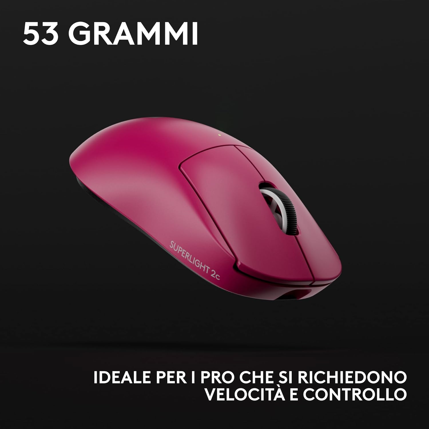 Logitech G PRO X SUPERLIGHT 2c - Mouse Gaming Wireless, Rosa - immagine 9