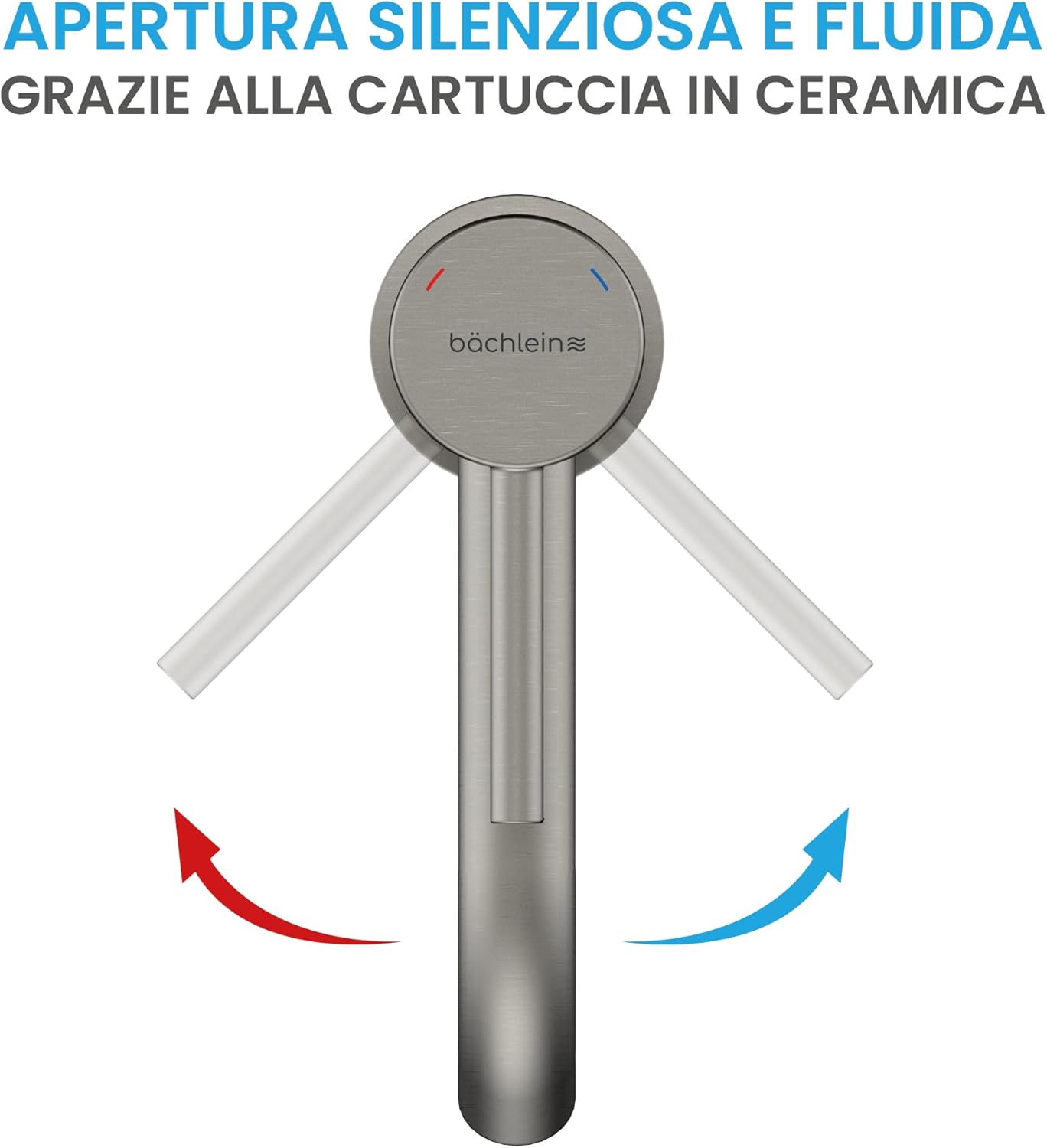 Bächlein Rubinetto Bagno Susara con Beccuccio Curvo - immagine 3