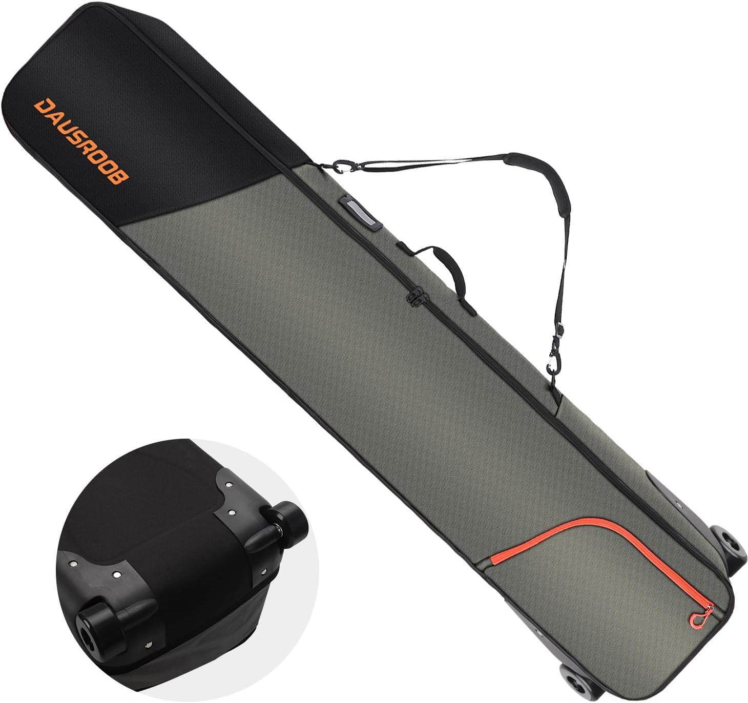 DAUSROOB Borsa da Sci Snowboard con Ruote 164cm - immagine 1