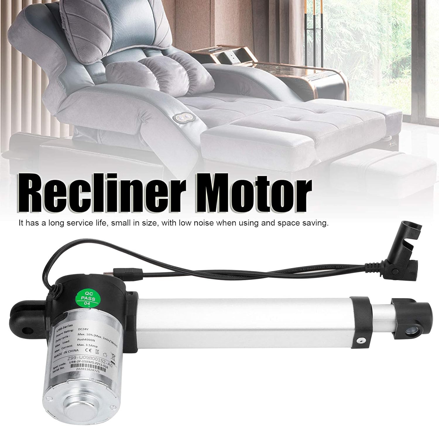 Motore Reclinabile Elettrico DC24V per Sedie Elevabili - immagine 2