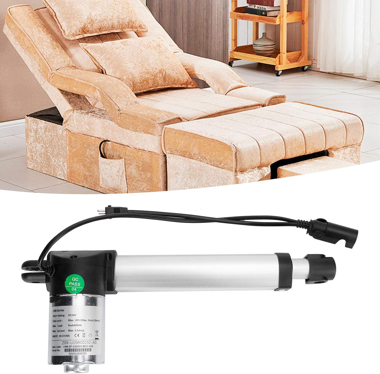 Motore Reclinabile Elettrico DC24V per Sedie Elevabili - immagine 3