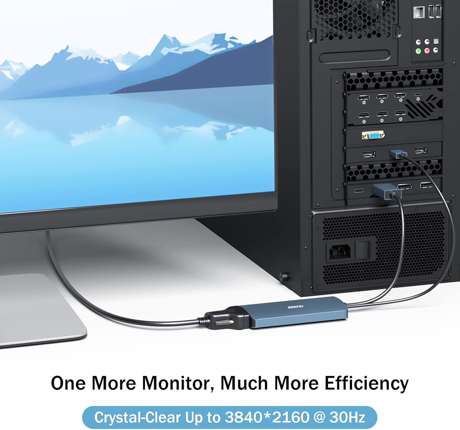 Benfei Adattatore Dual Link DisplayPort a DVI-D - immagine 3