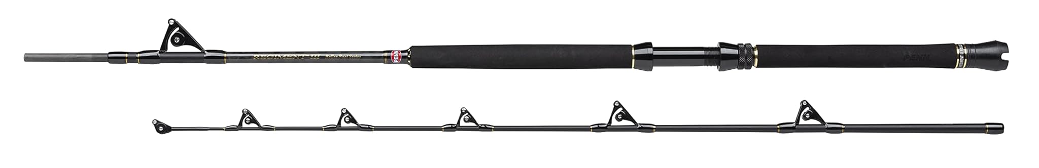 Penn Regiment III - Canna da pesca per barca, Nero, 2.00m