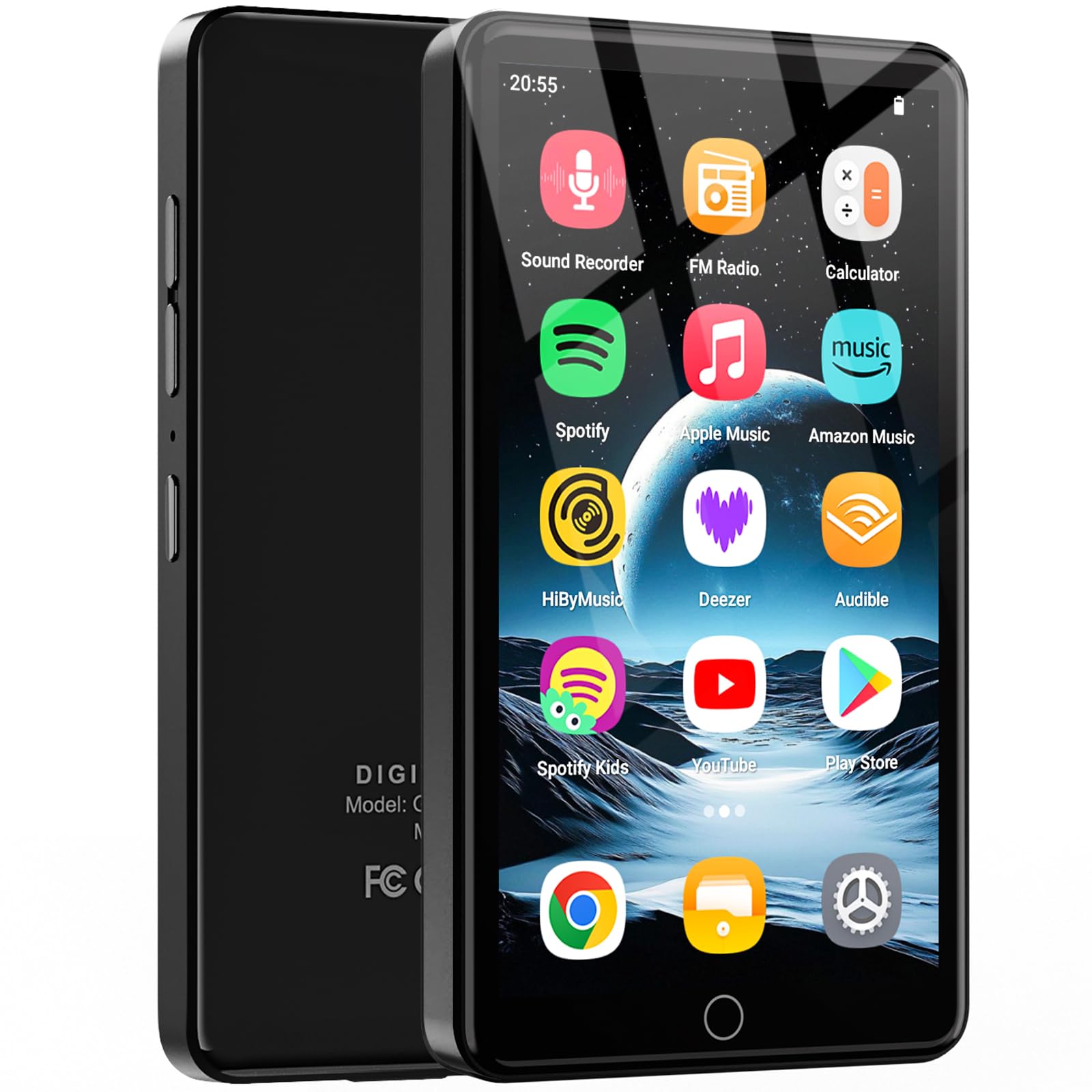 Lettore MP3 160GB con Bluetooth e WiFi, Android 13