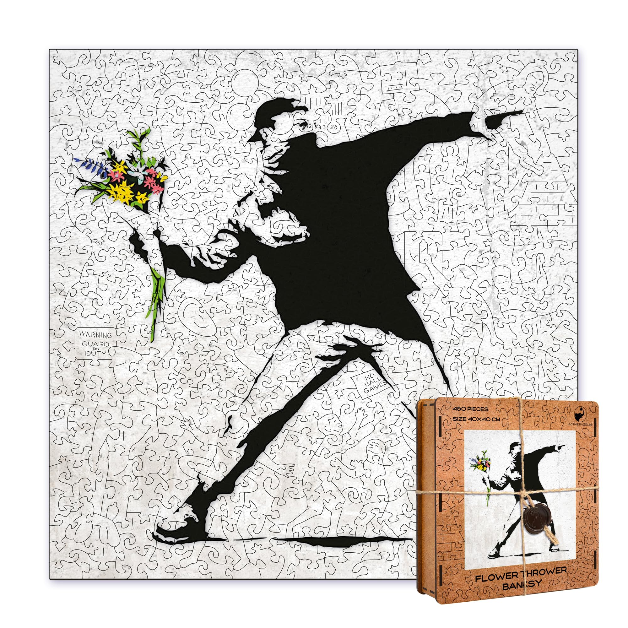 Active Puzzles - Puzzle d'Arte in Legno Tagliato Laser