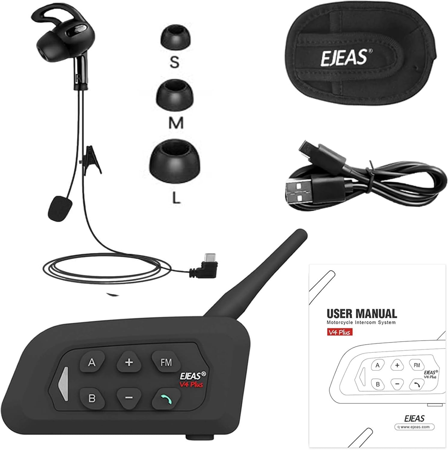 SolaMr V4C PLUS Interfono Arbitro Bluetooth 5.1 - 1PACK