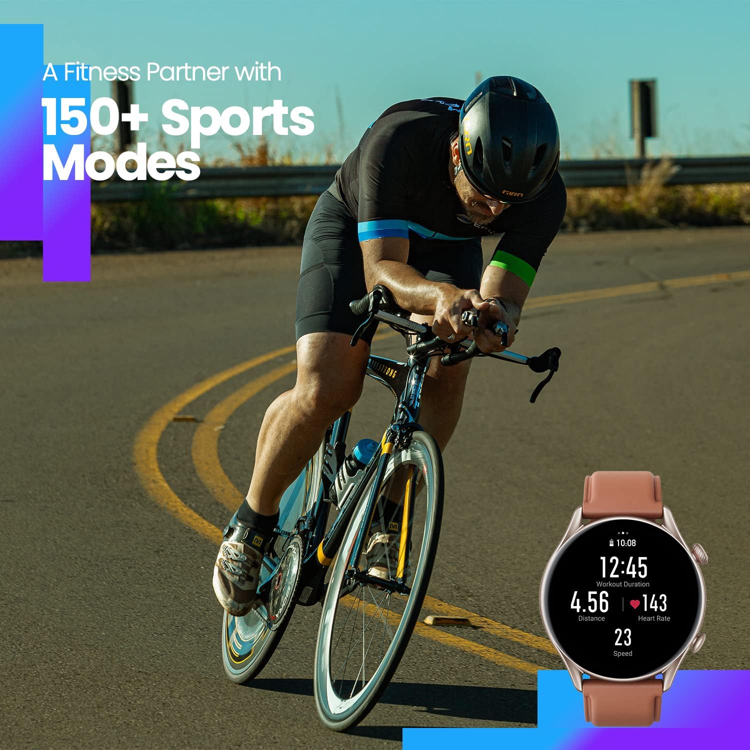 Amazfit GTR 3 Pro - Smartwatch con Chiamata Bluetooth - immagine 4
