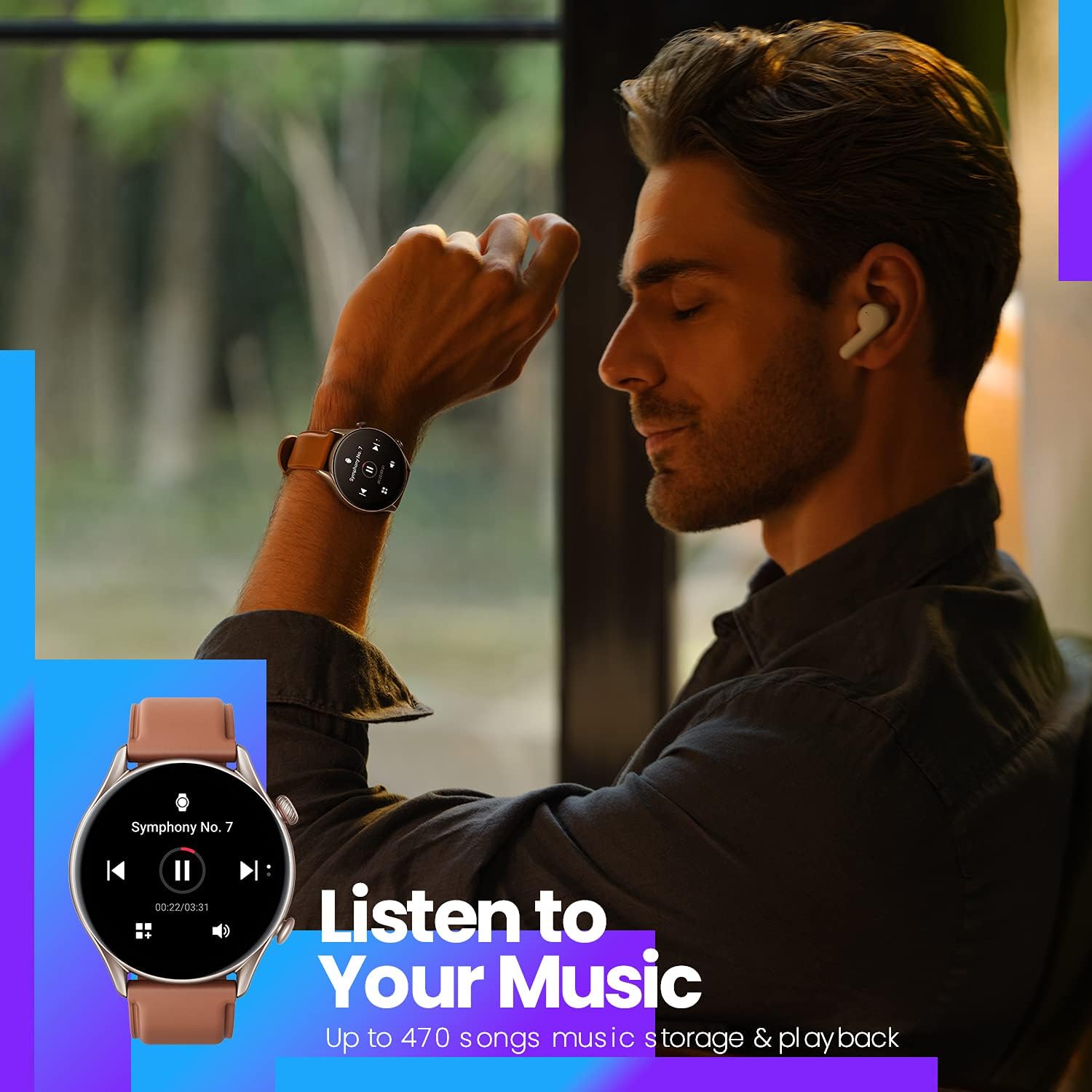 Amazfit GTR 3 Pro - Smartwatch con Chiamata Bluetooth - immagine 8