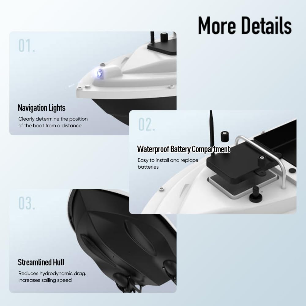 Kavolet GPS - Barca Esca Pesca RC 500m - immagine 5