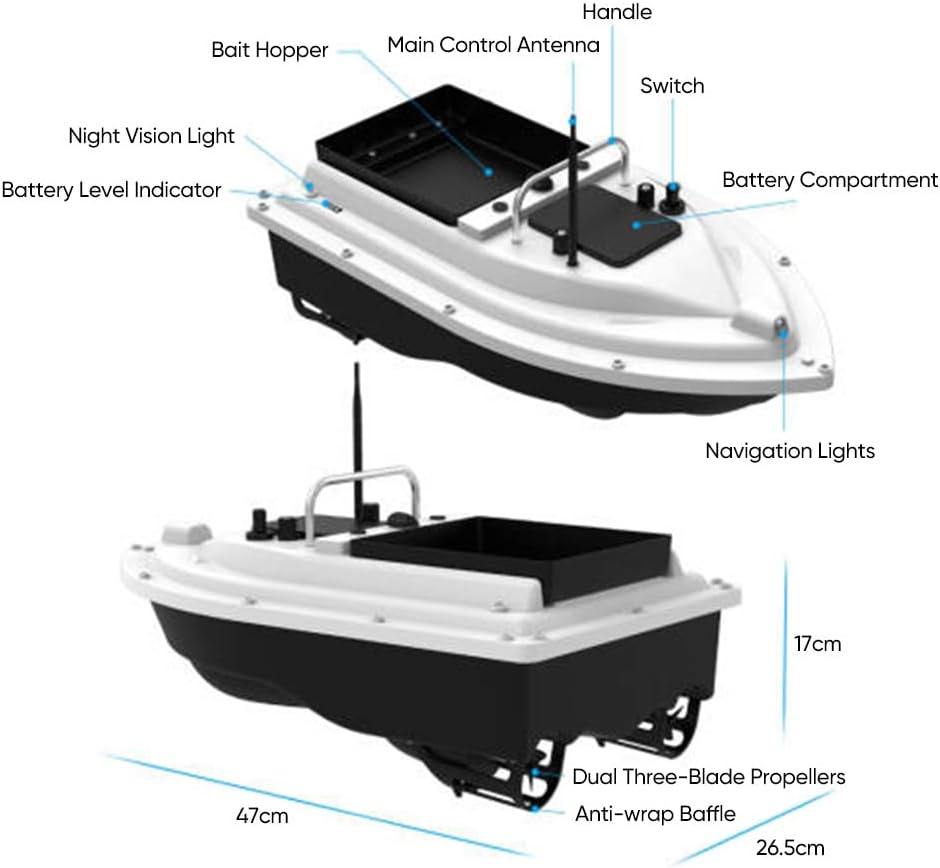 Kavolet GPS - Barca Esca Pesca RC 500m - immagine 8