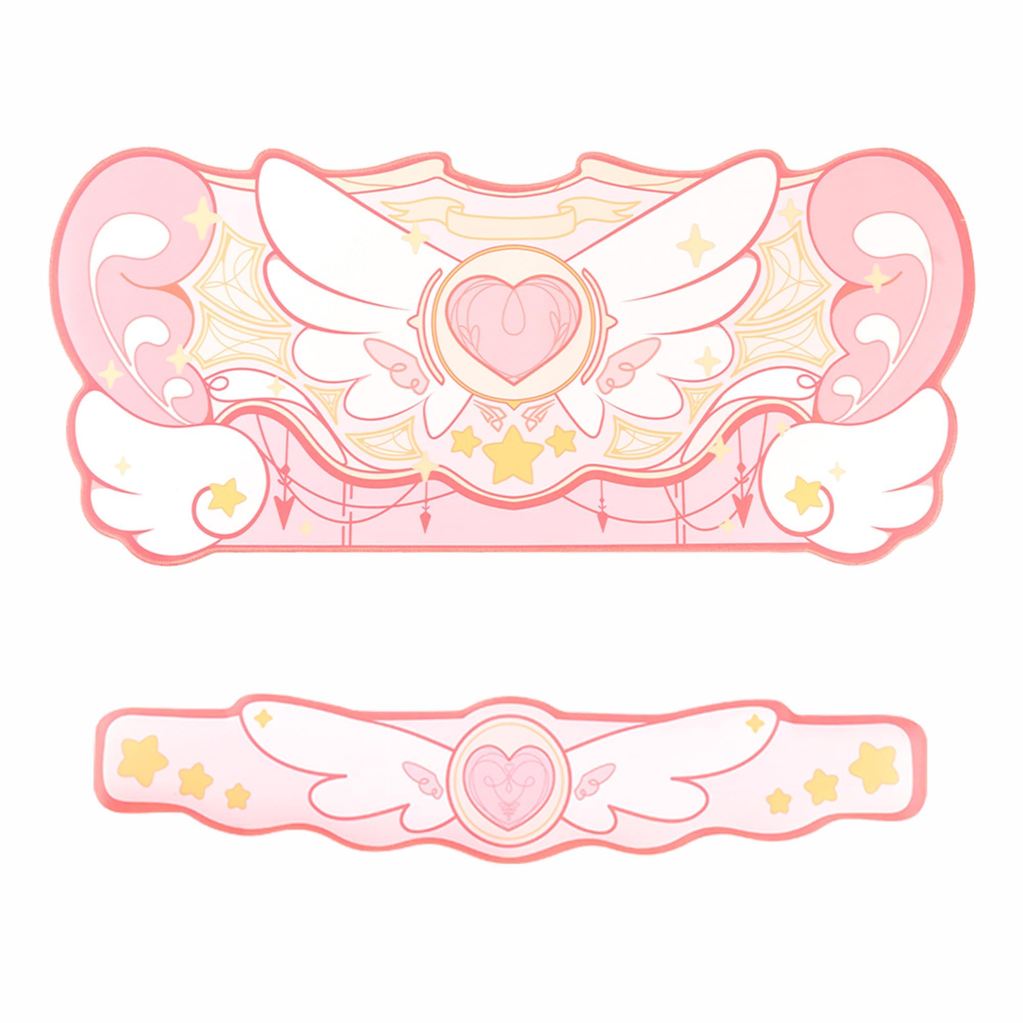 Geekshare Kawaii - Set Poggiapolsi per Tastiera e Mouse