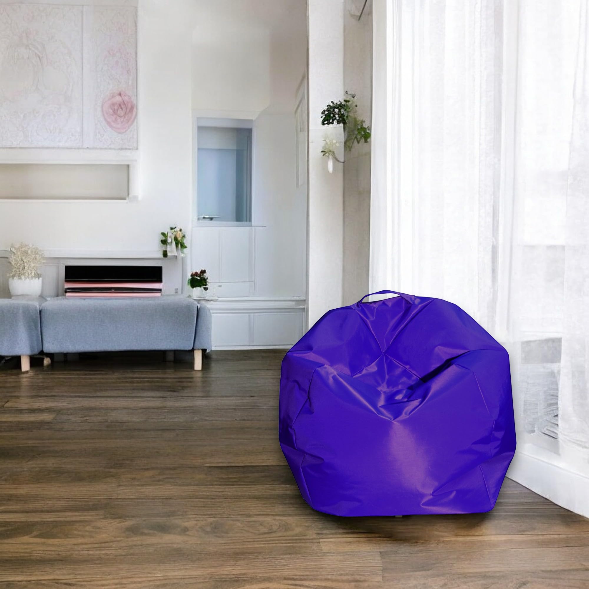 Talamo Italia - Pouf Abe Poltrona Multiuso, Viola