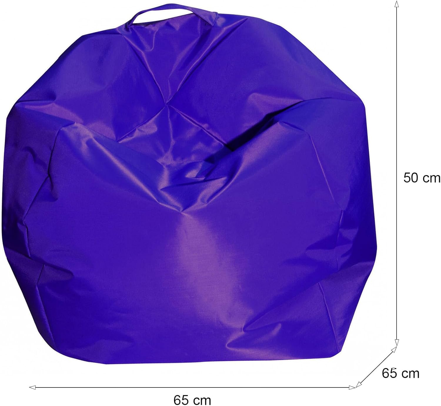 Talamo Italia - Pouf Abe Poltrona Multiuso, Viola - immagine 2