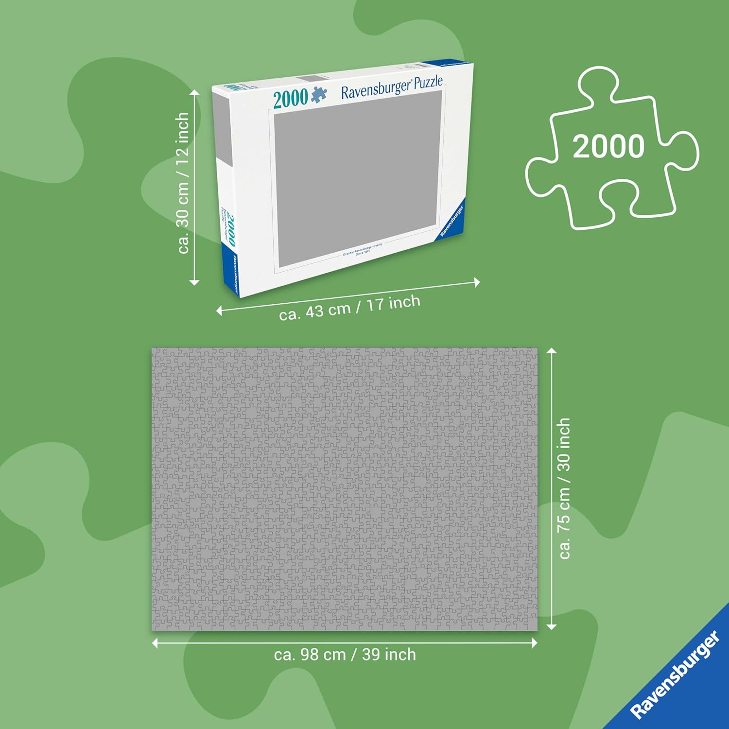 Ravensburger Puzzle 2000 Pezzi Everyday Art 98x75cm - immagine 3