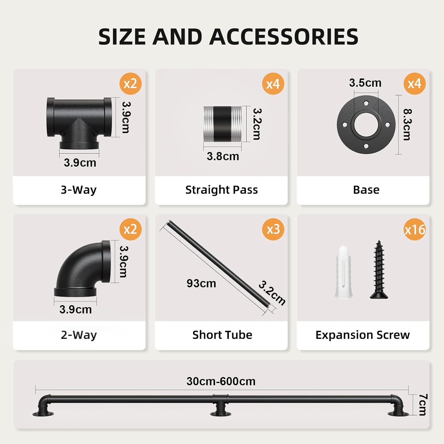 Ringhiere per Scale Interne Esterne in Ferro Battuto 300cm - immagine 6