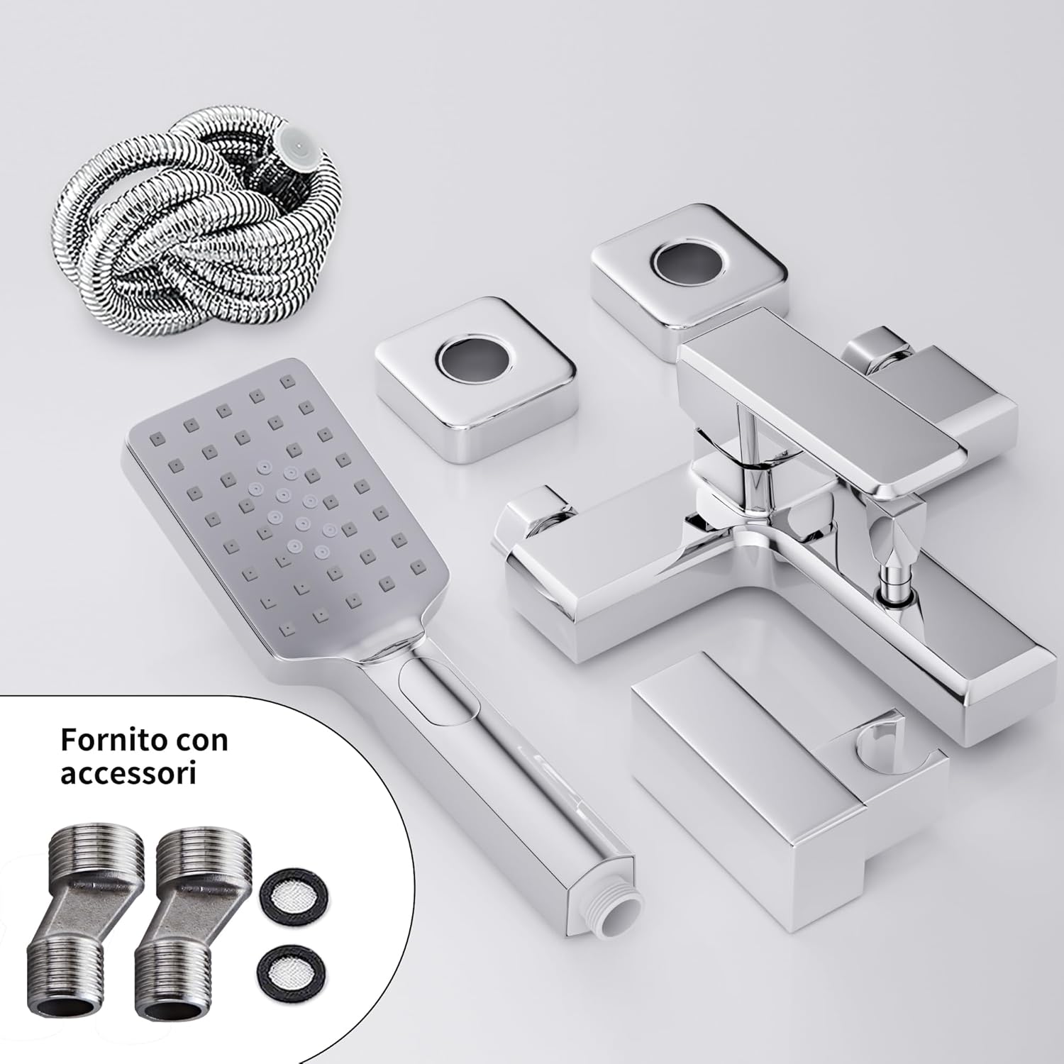 Morado Miscelatore Monocomando Doccia a Parete - immagine 5