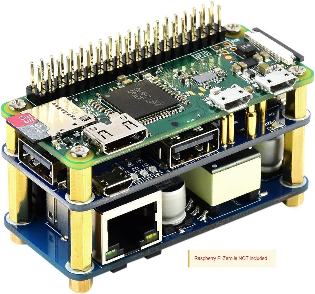 Ibest PoE Ethernet/USB HUB Hat con Box per Raspberry Pi - immagine 8