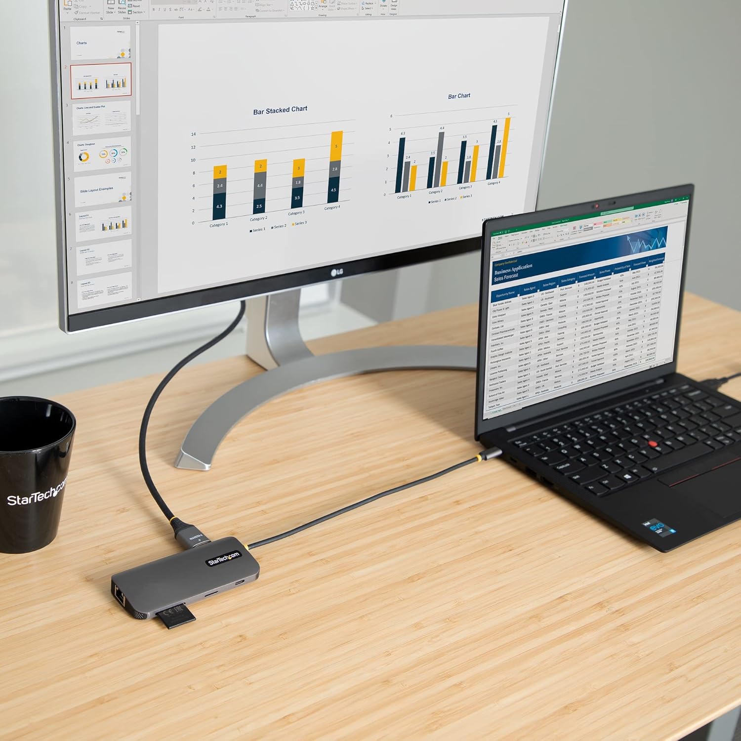 Startech.com Adattatore Multiporta USB-C HDMI 4K 60Hz - immagine 2