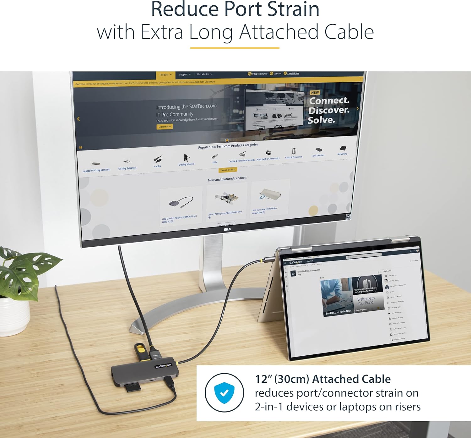 Startech.com Adattatore Multiporta USB-C HDMI 4K 60Hz - immagine 6