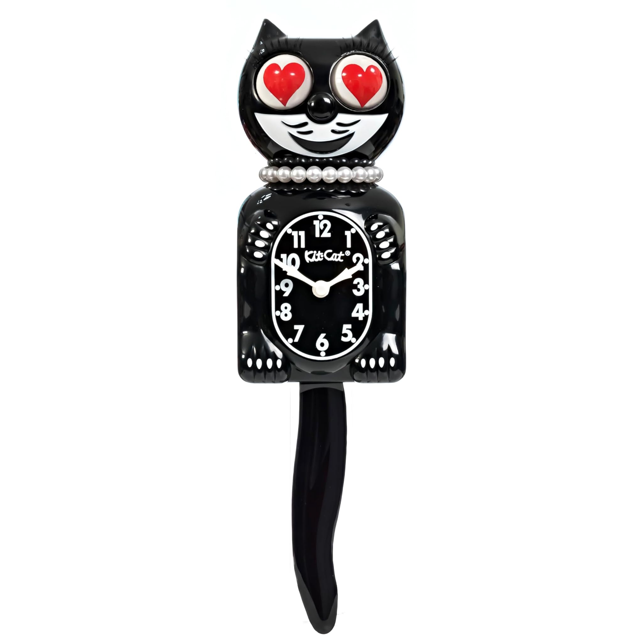 KIT CAT Klock Classic Black Lady con gli occhi del cuore