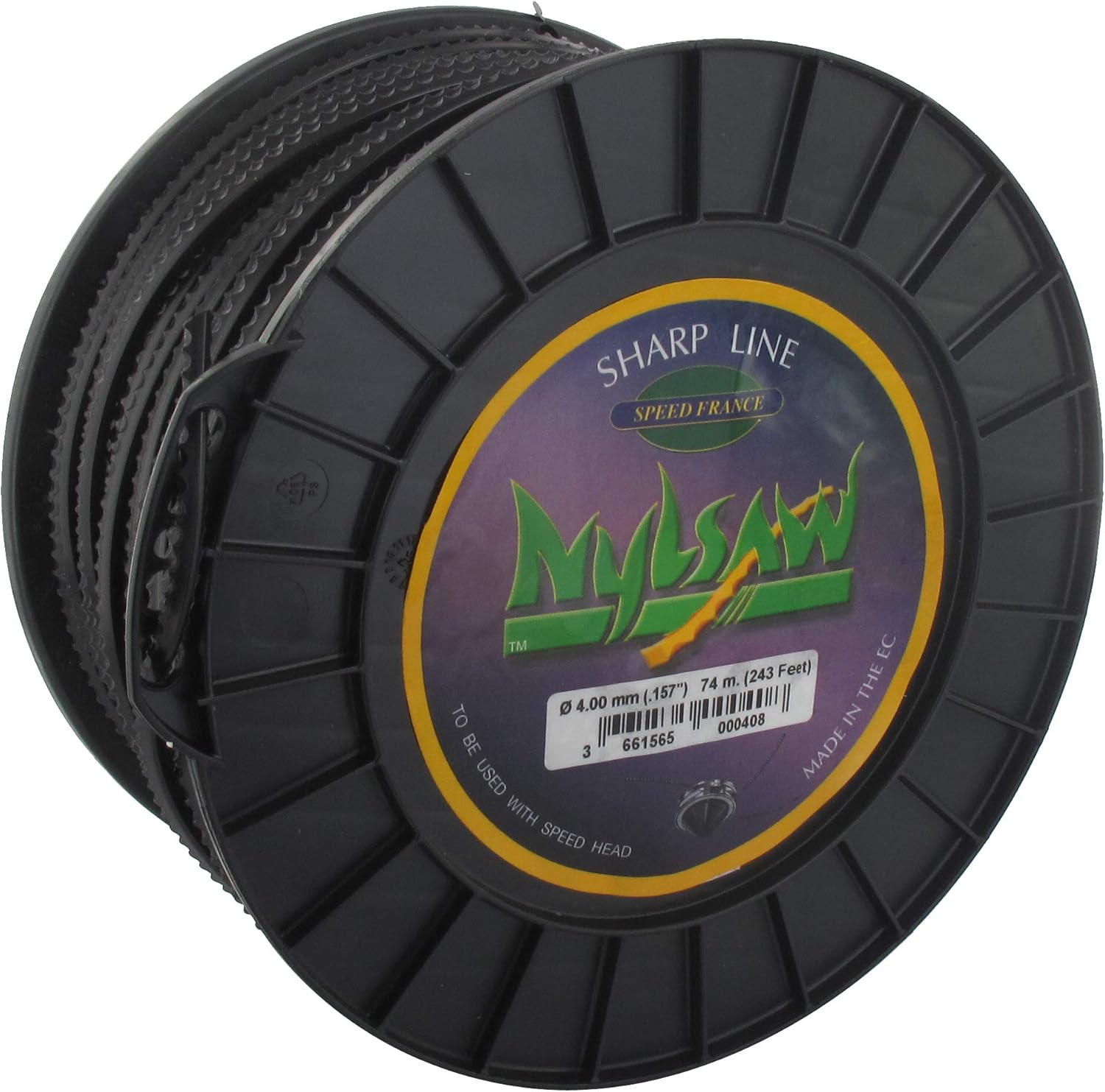 NYLSAW Filo Nylon 4.0mm 74m - Profilo a Lama Seghettata