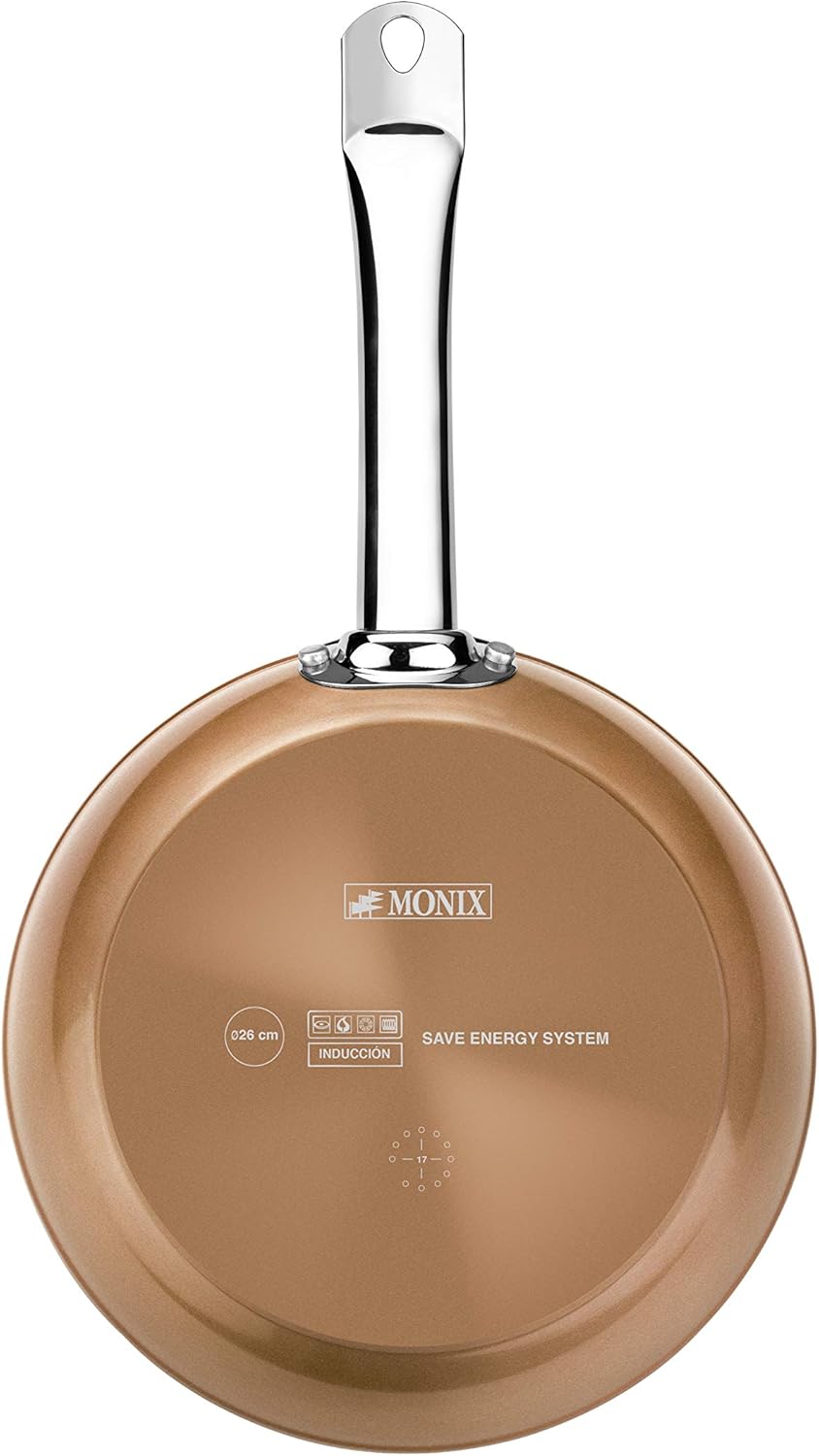 Monix Copper - Set Padelle Effetto Rame 20/24/28 cm - immagine 4