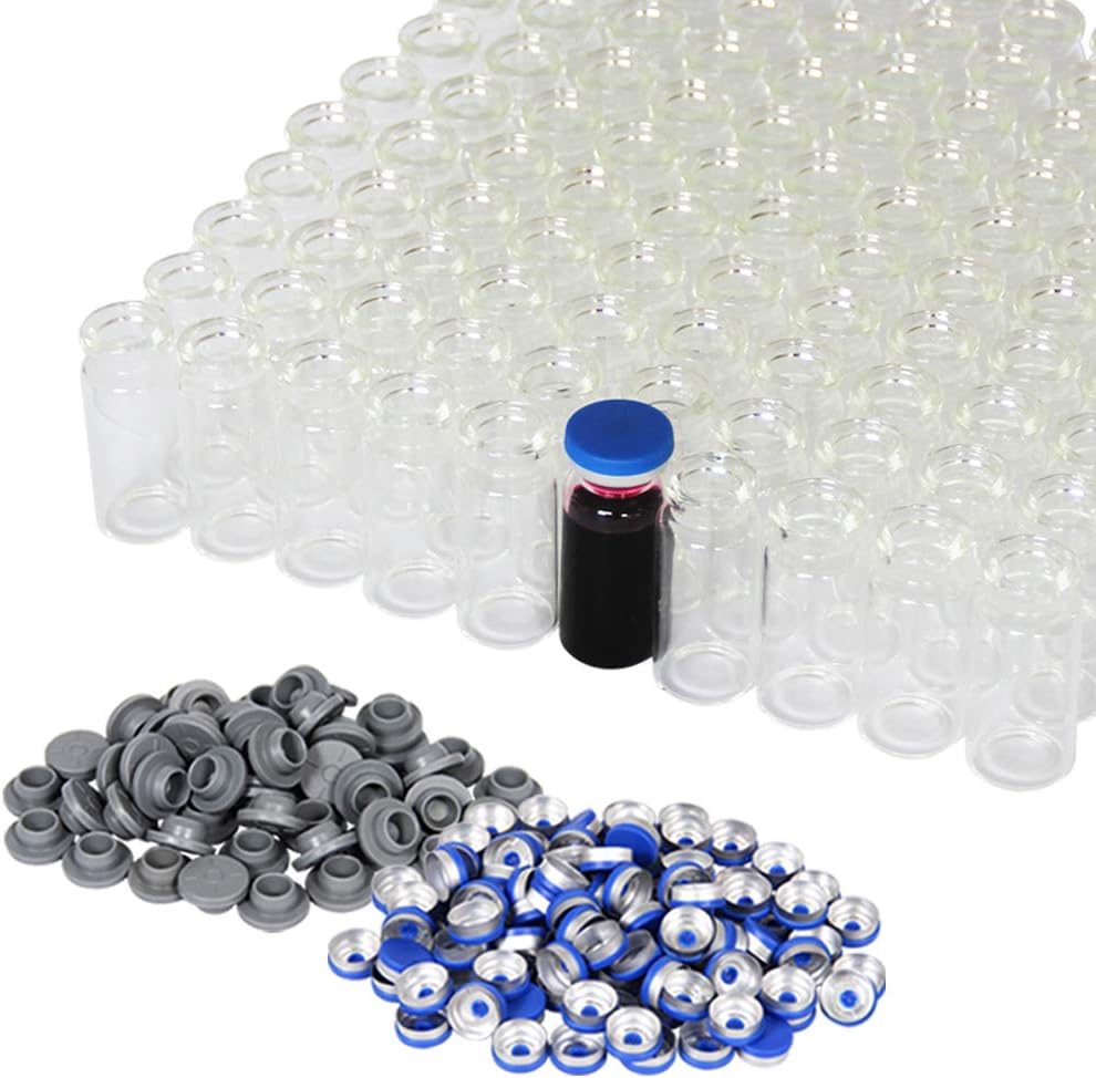 Crimpatrice per Fiale 20mm con 100 Flaconcini e Tappi - immagine 5