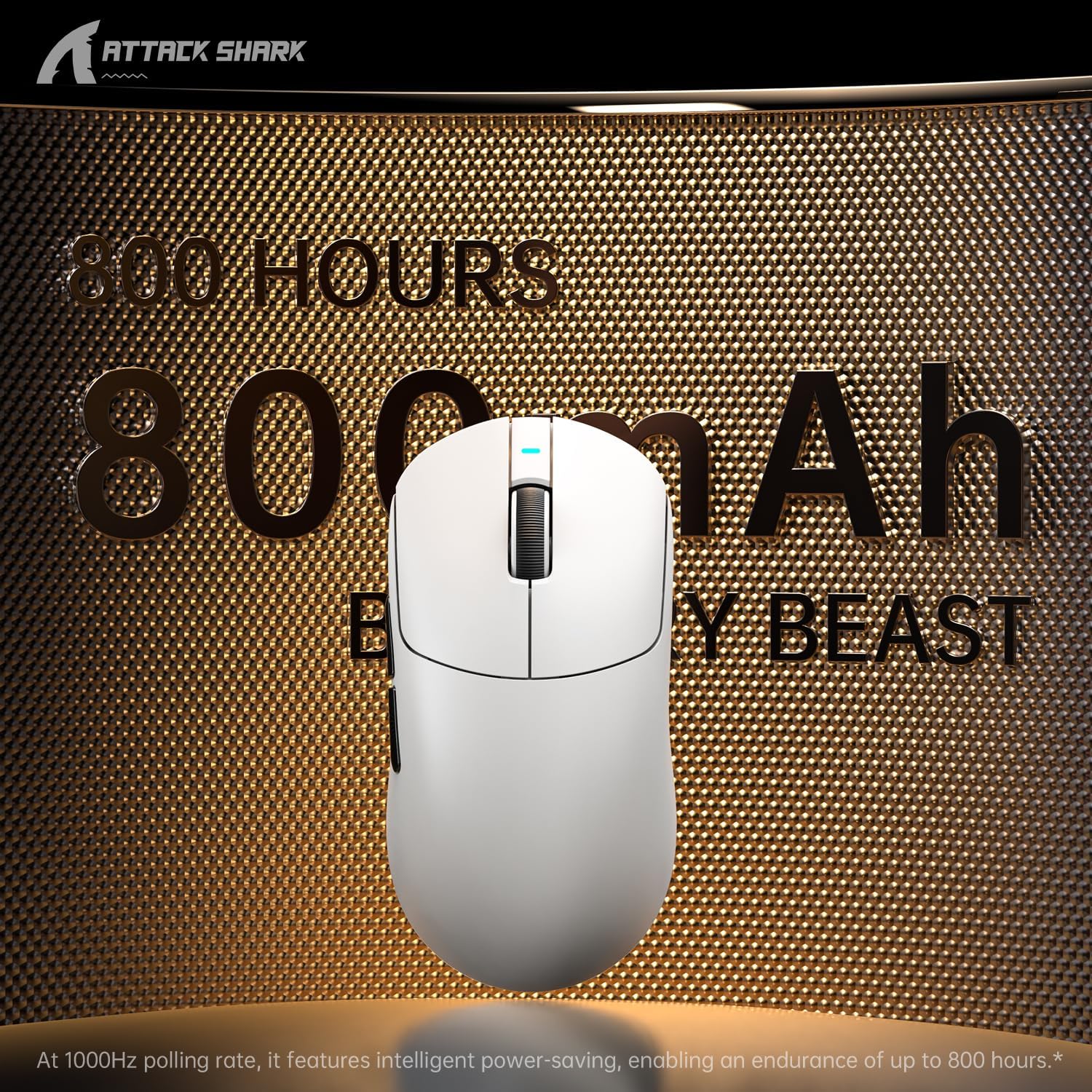 Attack Shark X8 Ultimate Mouse Gaming 65g, Bianco - immagine 4