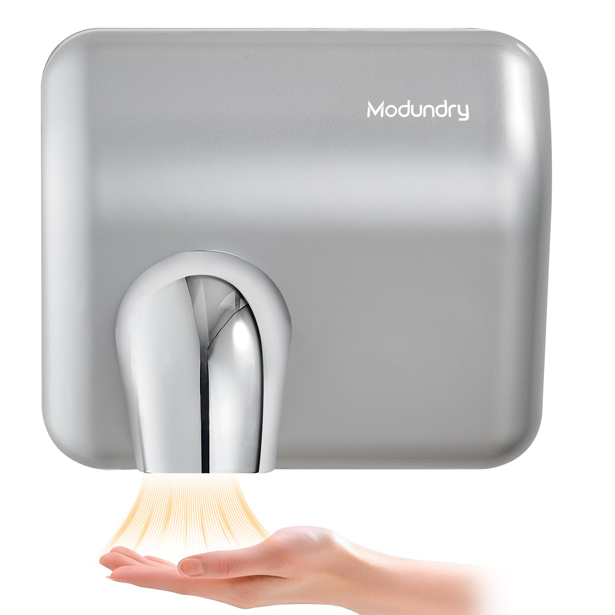 Modundry Asciugamani Elettrico da Muro 2300W, Argento