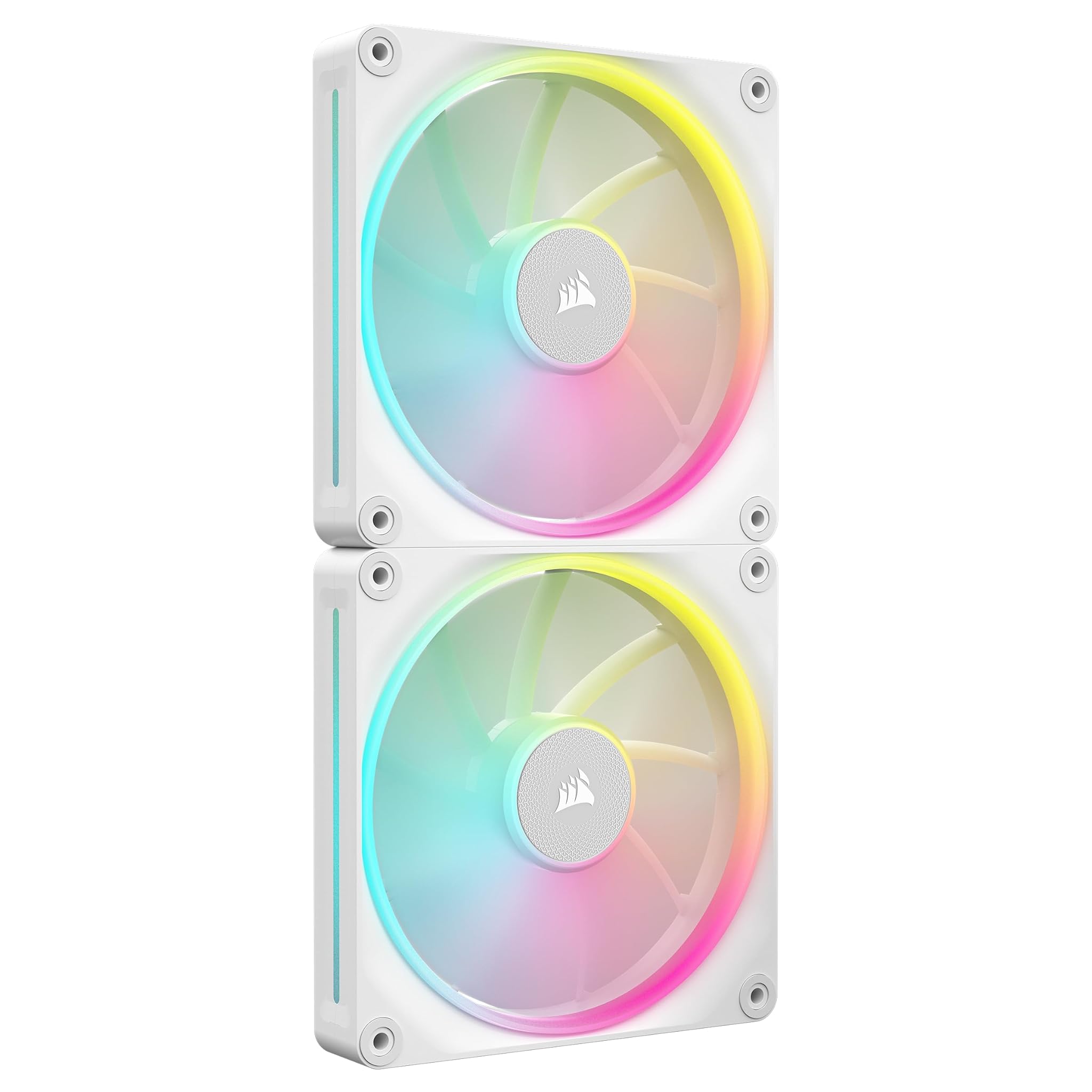 Corsair iCUE LINK LX140 RGB - Ventole PWM 140mm Doppie, Bianco