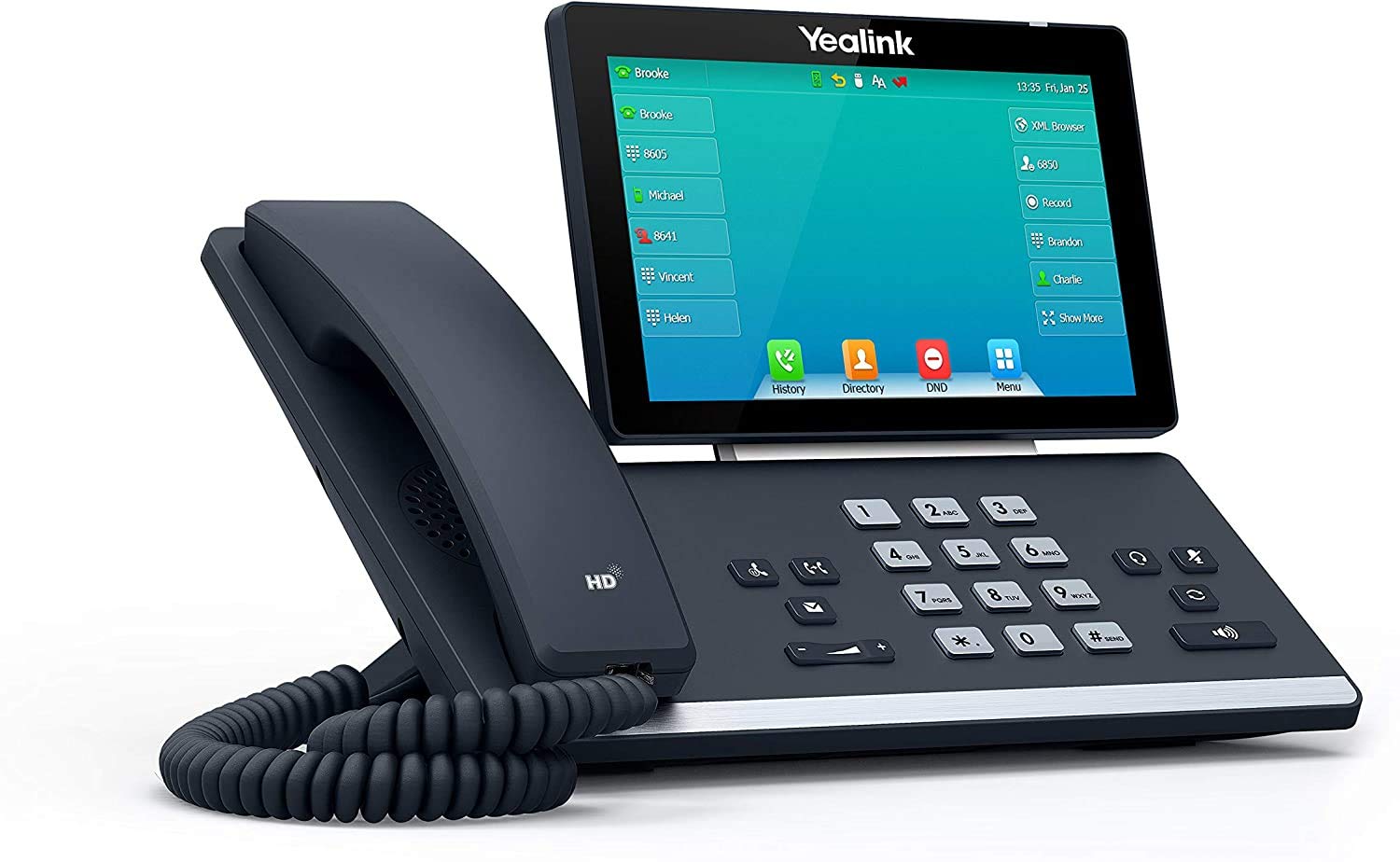 Yealink SIP-T57W téléphone fixe Gris LCD Wifi