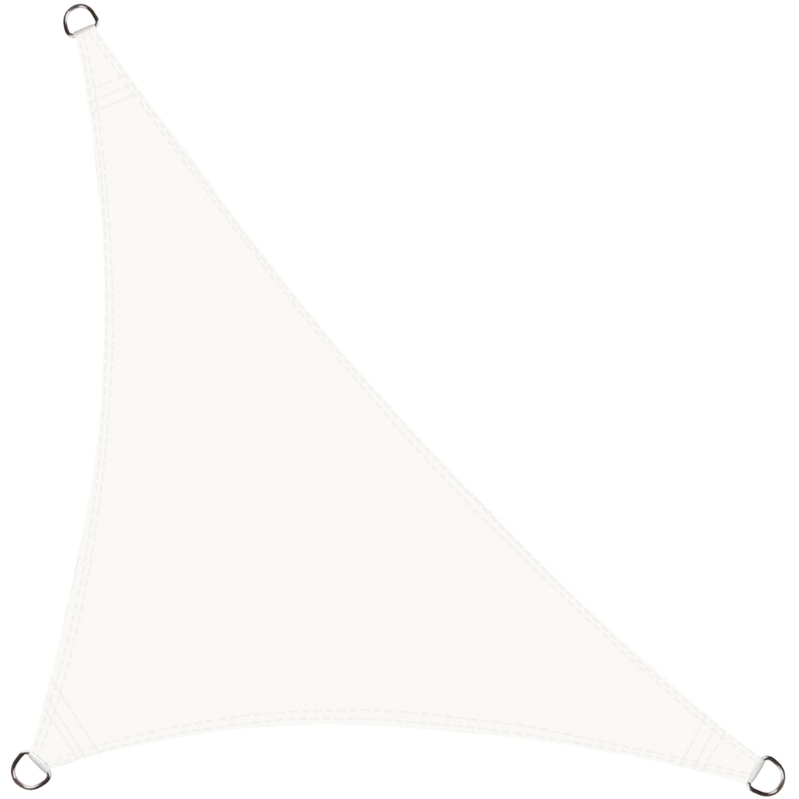 Cool Area Vela Ombreggiante Triangolare 5x5x7m, Crema