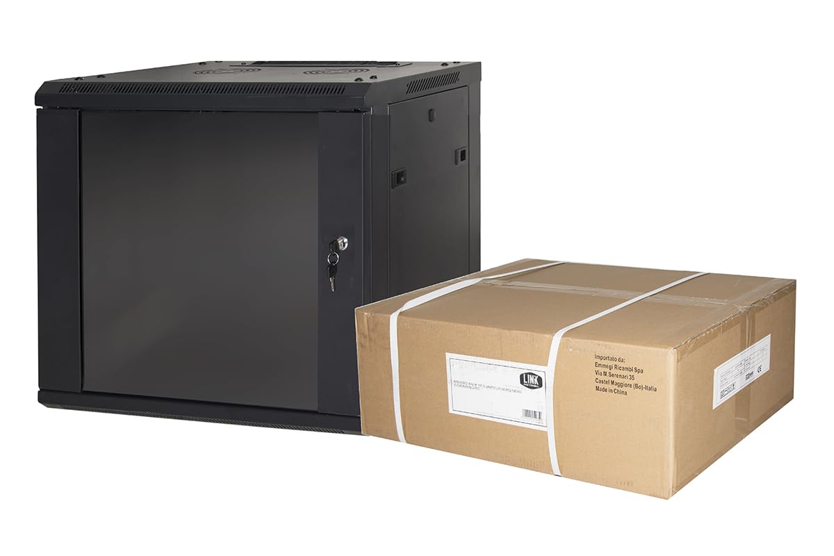 Connetto Armadio Rack, Nero, 6 unità