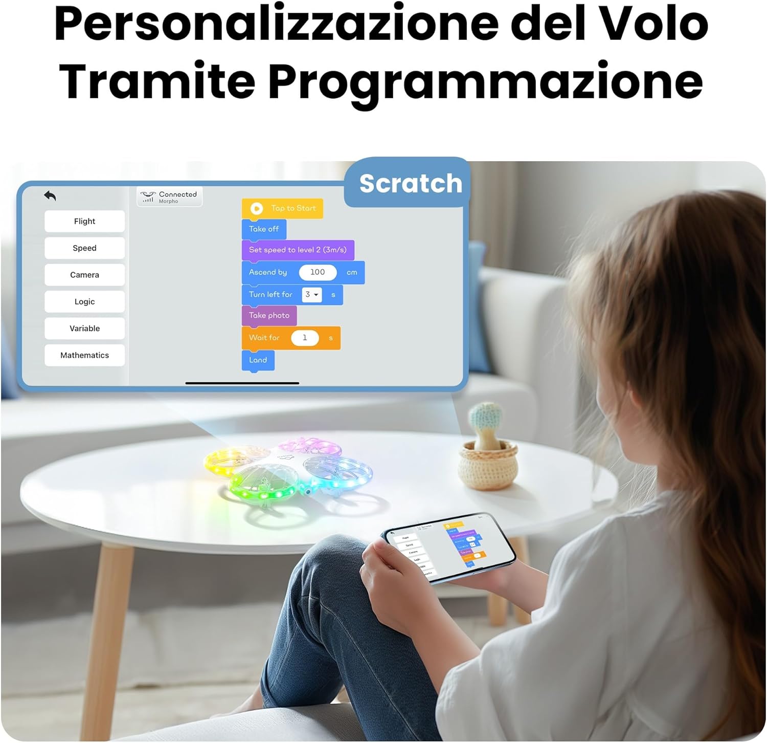 Ameta Morpho Drone con Telecamera 1080P HD - immagine 6