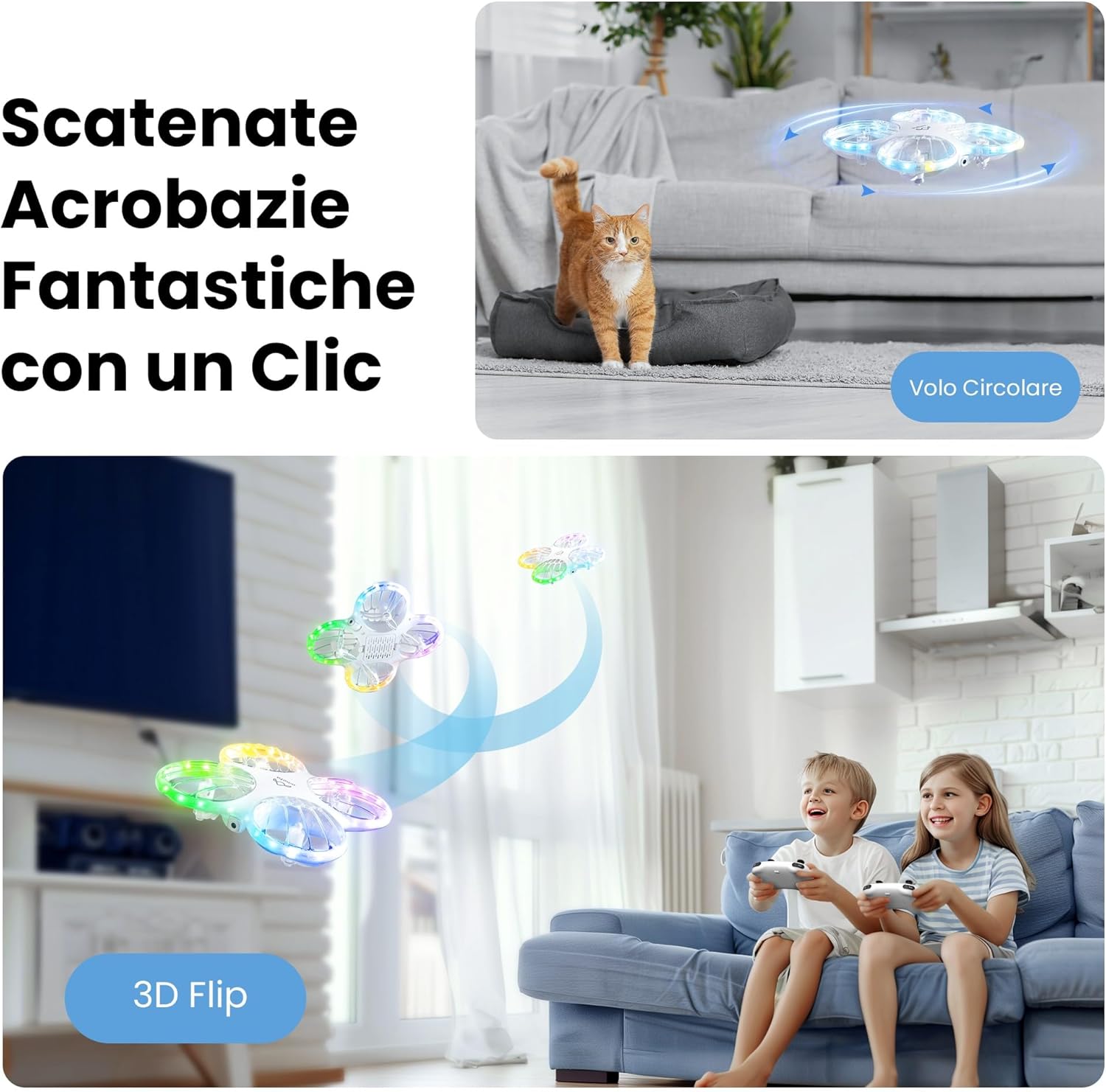 Ameta Morpho Drone con Telecamera 1080P HD - immagine 7