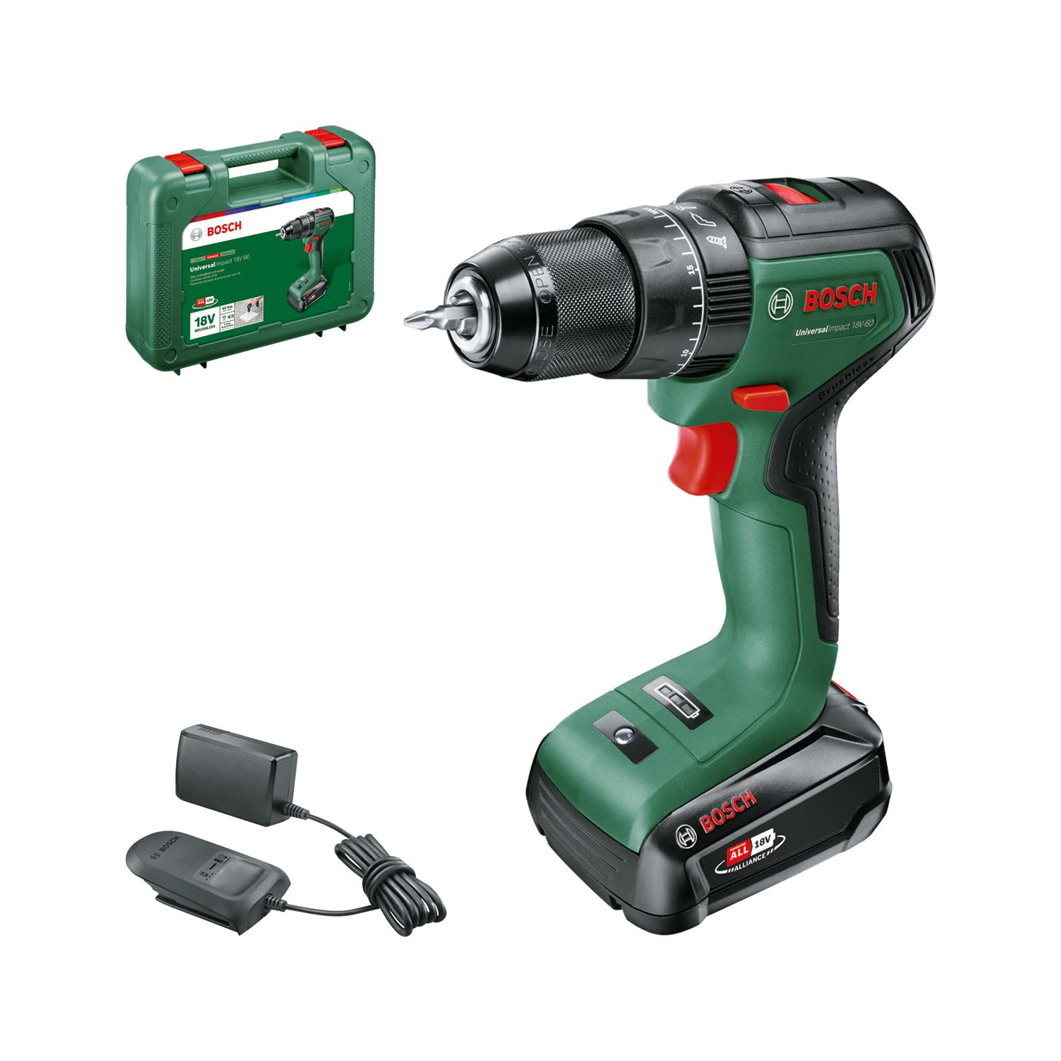 Bosch Home and Garden Trapano a Percussione UniversalImpact 18V-60