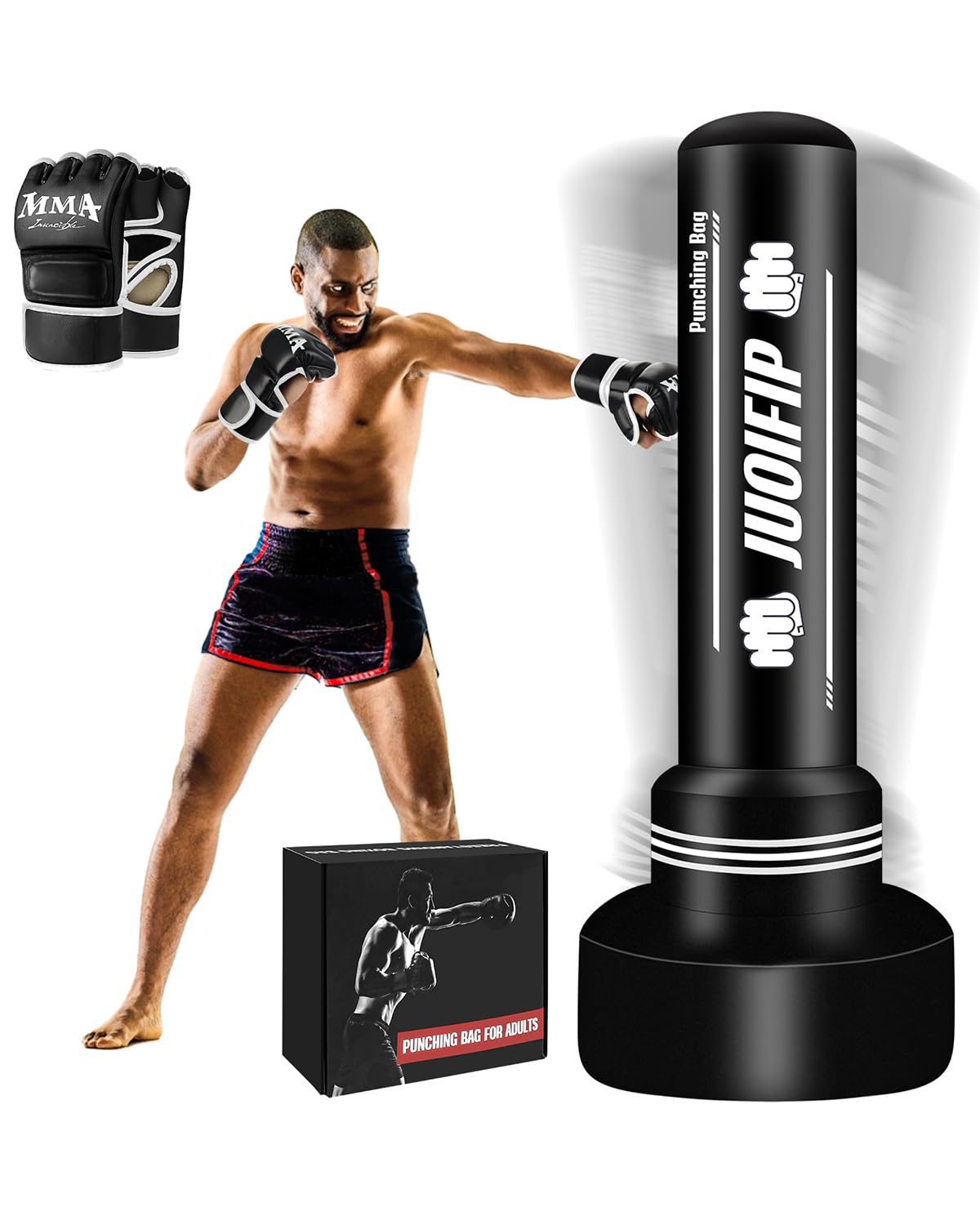 Yorwhin Sacco da Boxe Autoportante 180 cm per Adulti