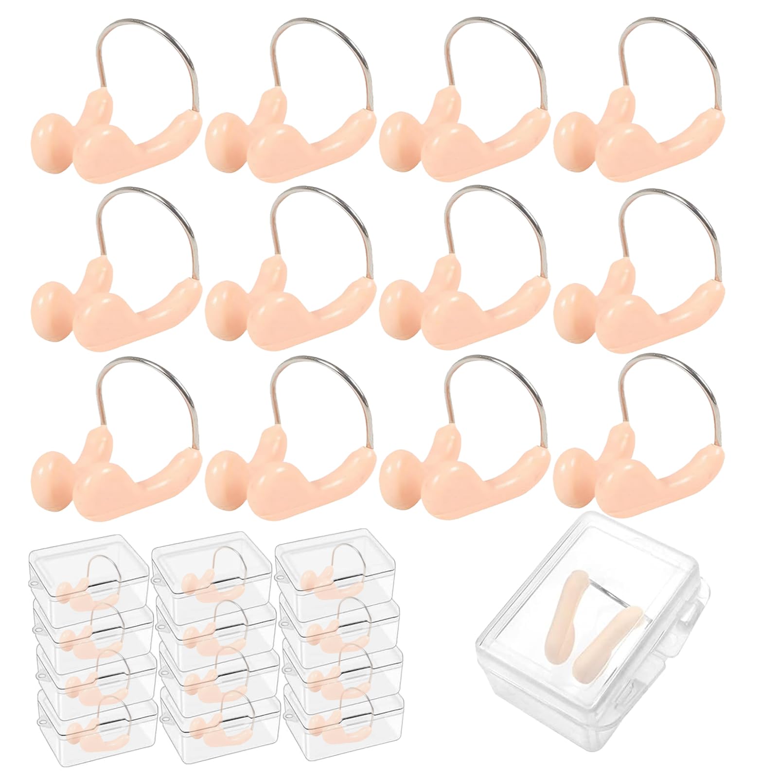 AOMAIGAD Nuoto Naso Clip in Silicone [8 Pezzi]