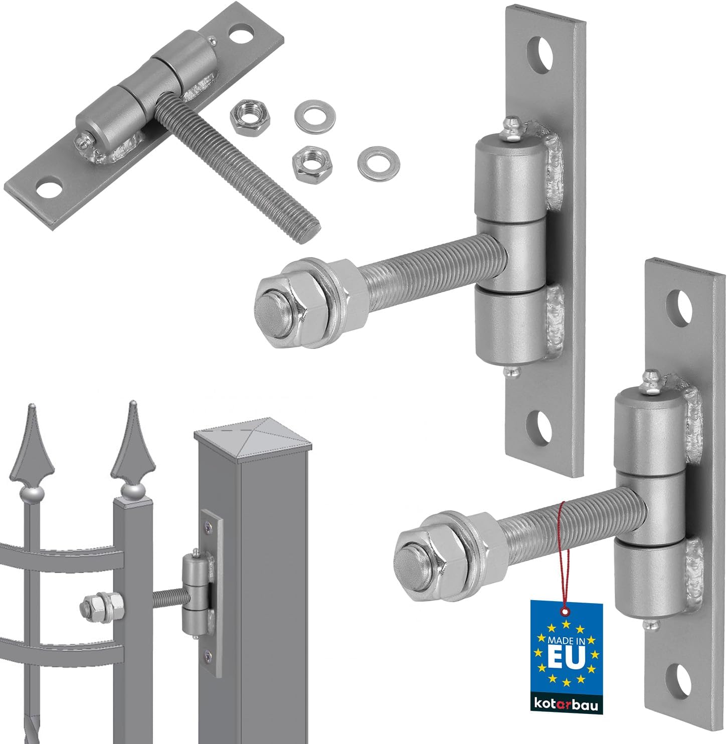 Kotarbau® Set 2pz Lamiera Avvitamento e Ingrassatori - immagine 1