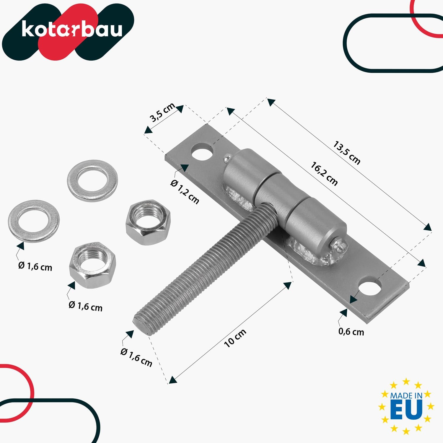 Kotarbau® Set 2pz Lamiera Avvitamento e Ingrassatori - immagine 3