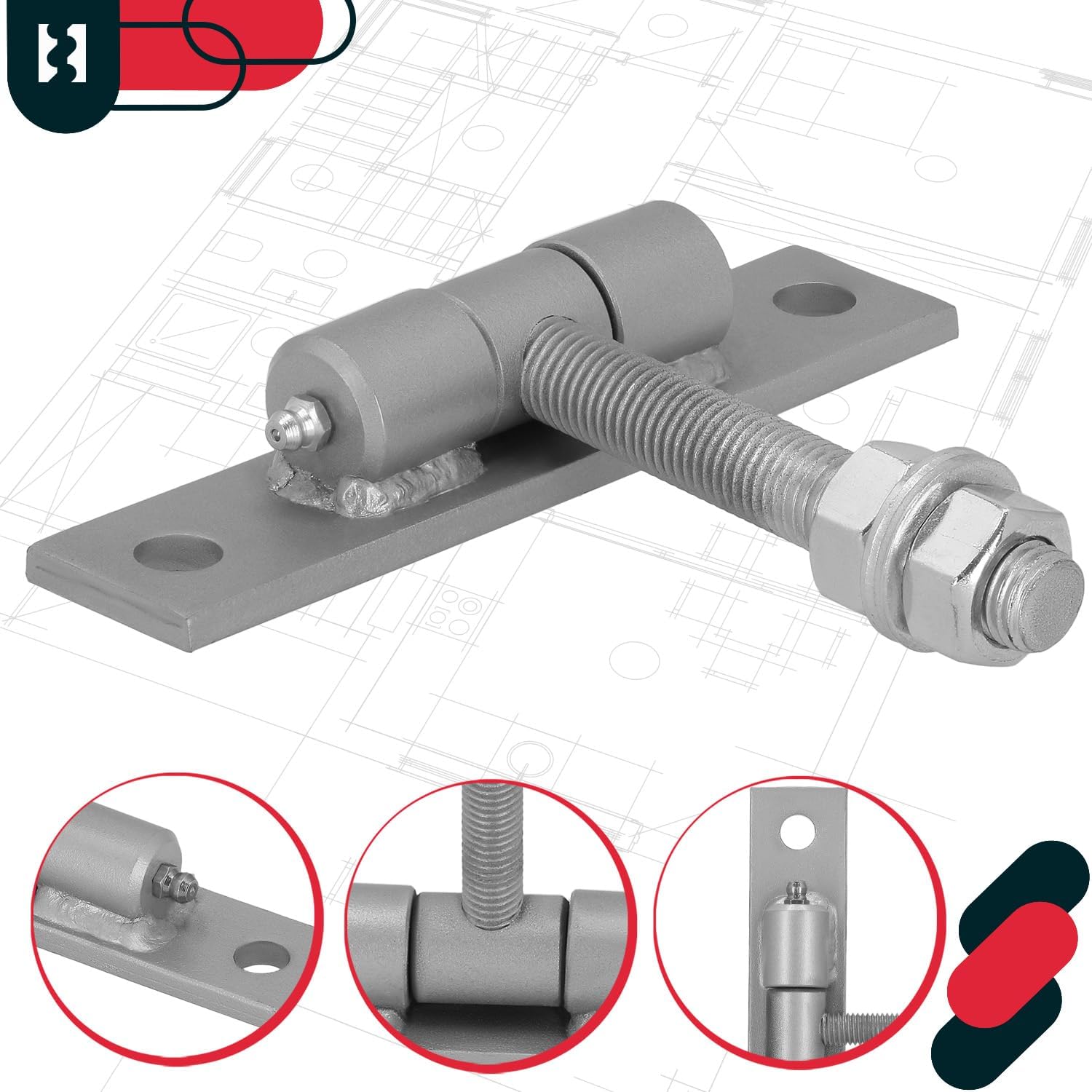Kotarbau® Set 2pz Lamiera Avvitamento e Ingrassatori - immagine 5