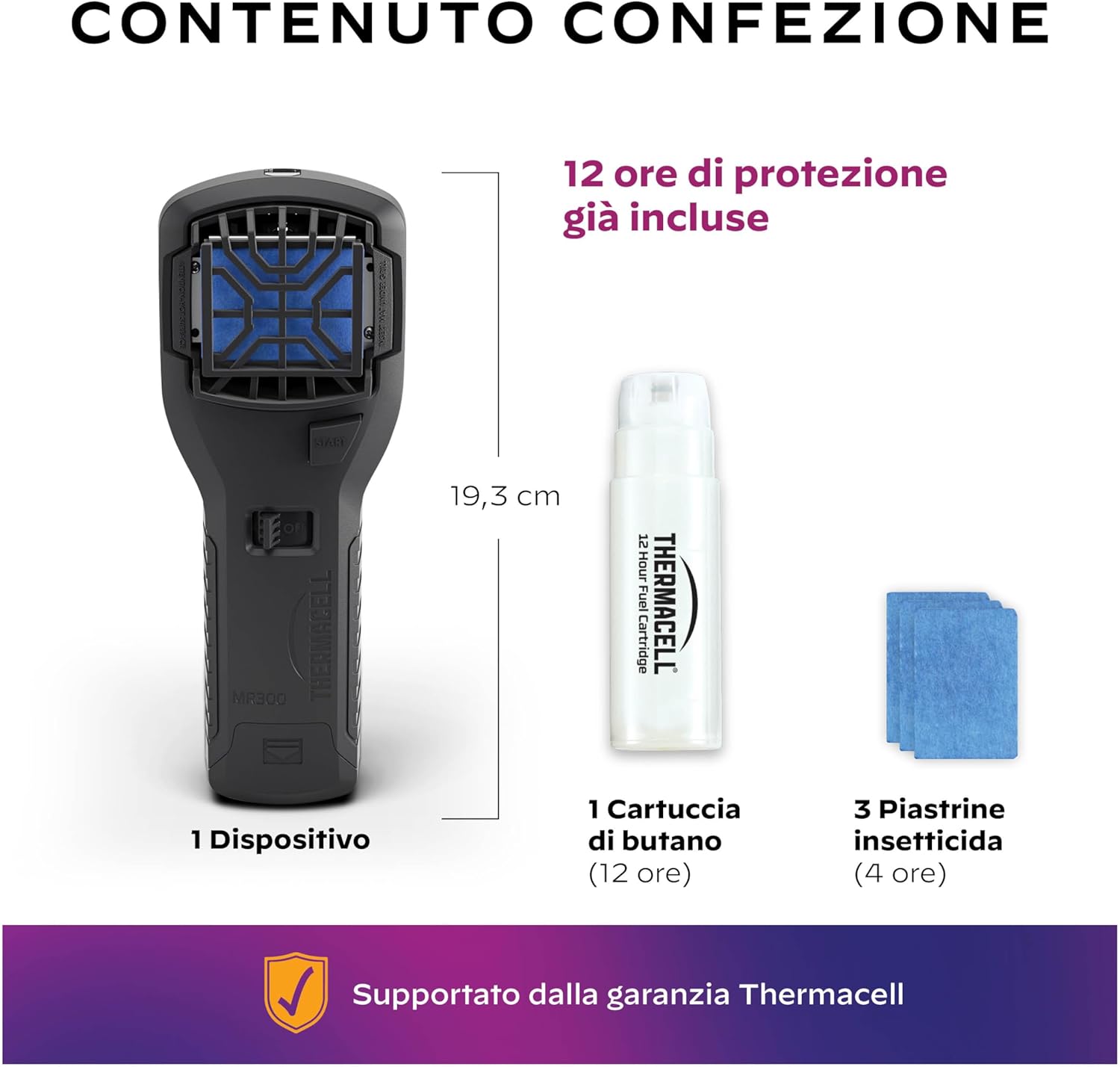 Thermacell Repellente Antizanzare Portatile, Nero - immagine 2