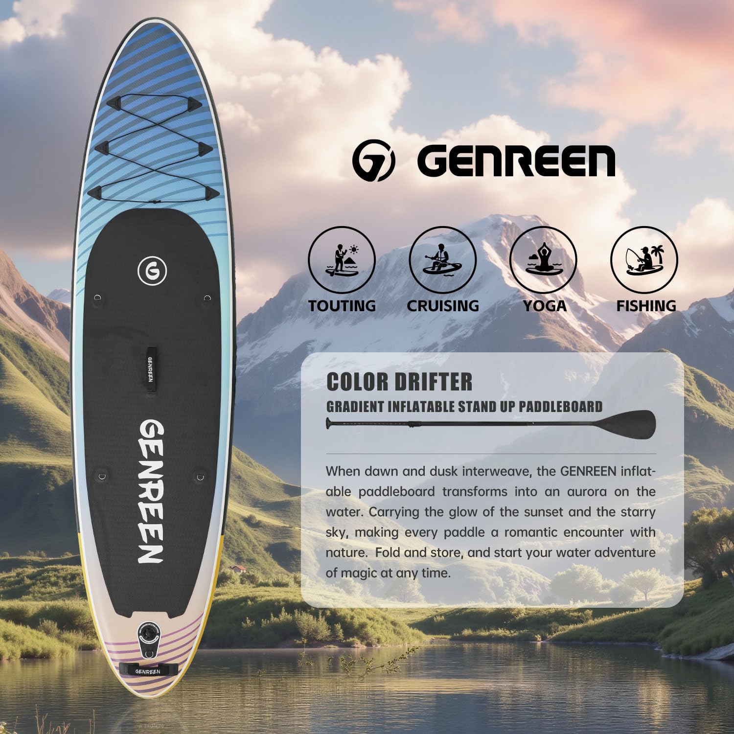 Tavola Paddle Gonfiabile 10ft Basic All-Around - immagine 2